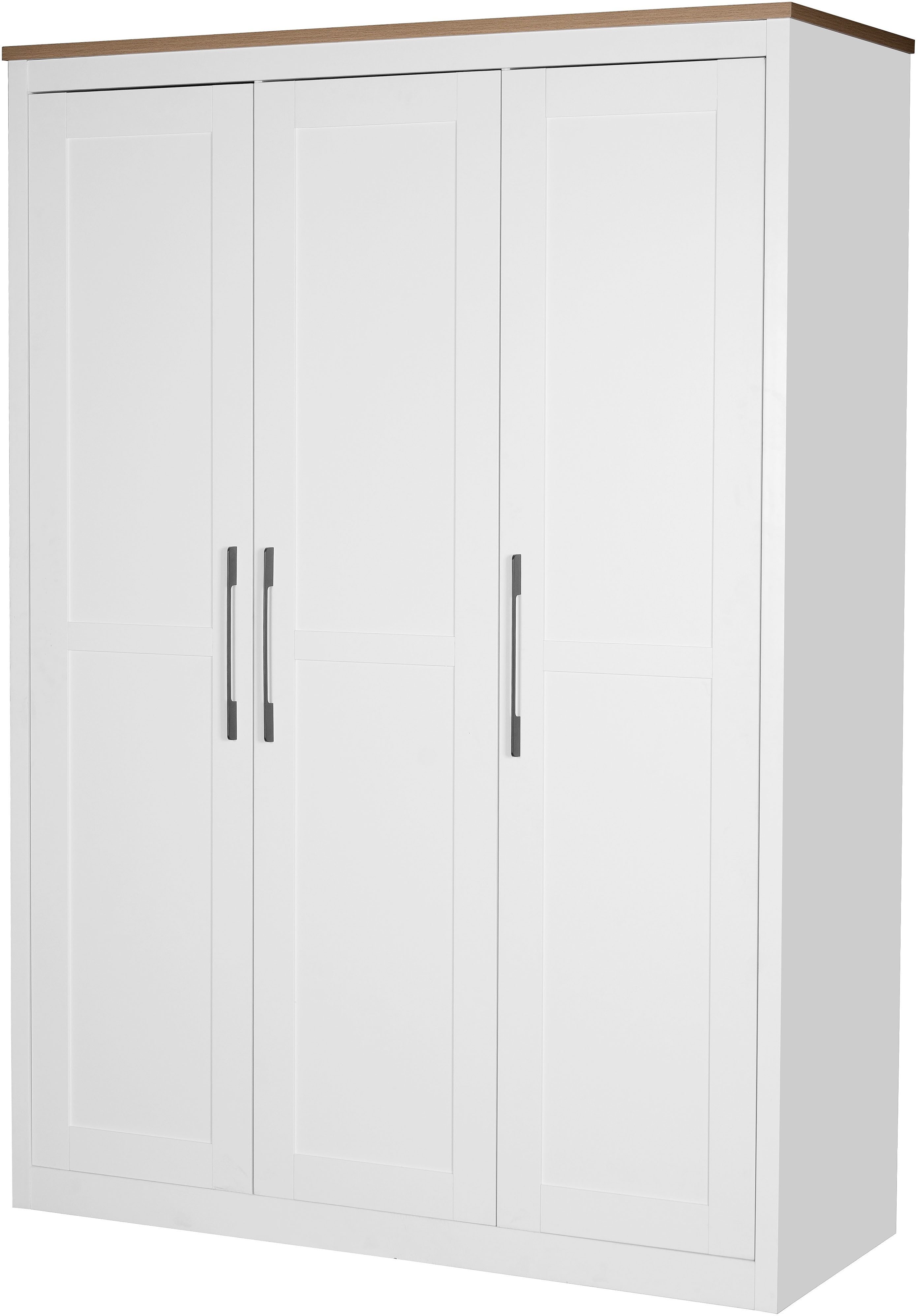 OTTO home Kleiderschrank Büsum Schlafzimmer Schrank (stabile robuste Bauweise mit optimaler Aufteilung) Schlafzimmerschrank Landhaus Design Garderobe Schrank Bestseller