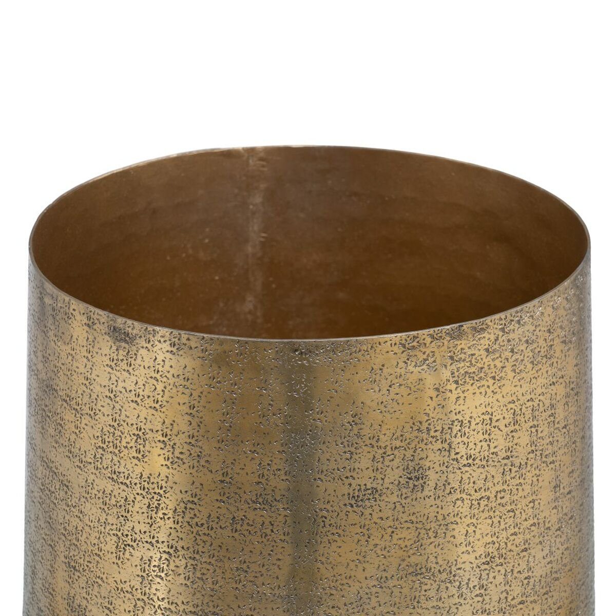 Stück Aluminium 42 Dekovase 2 x Vase 60 x Bigbuy Gold 42 cm