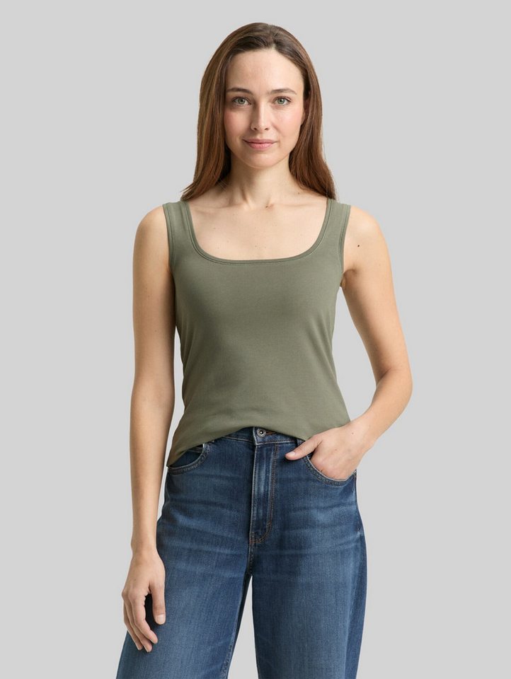 TOM TAILOR Trägertop T-Shirt (im 2er Pack) Basic Top im 2er-Pack