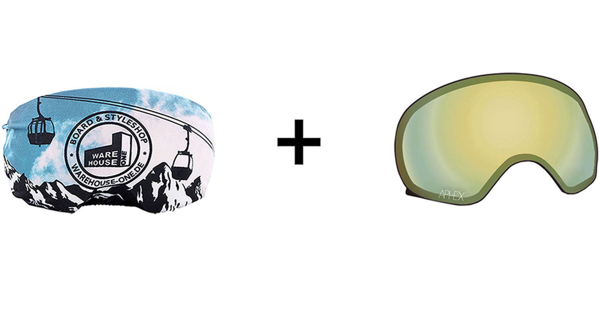 Aphex Snowboardbrille APHEX XPR THE ONE EDITION Magnet Schneebrille mountain strap + Glas