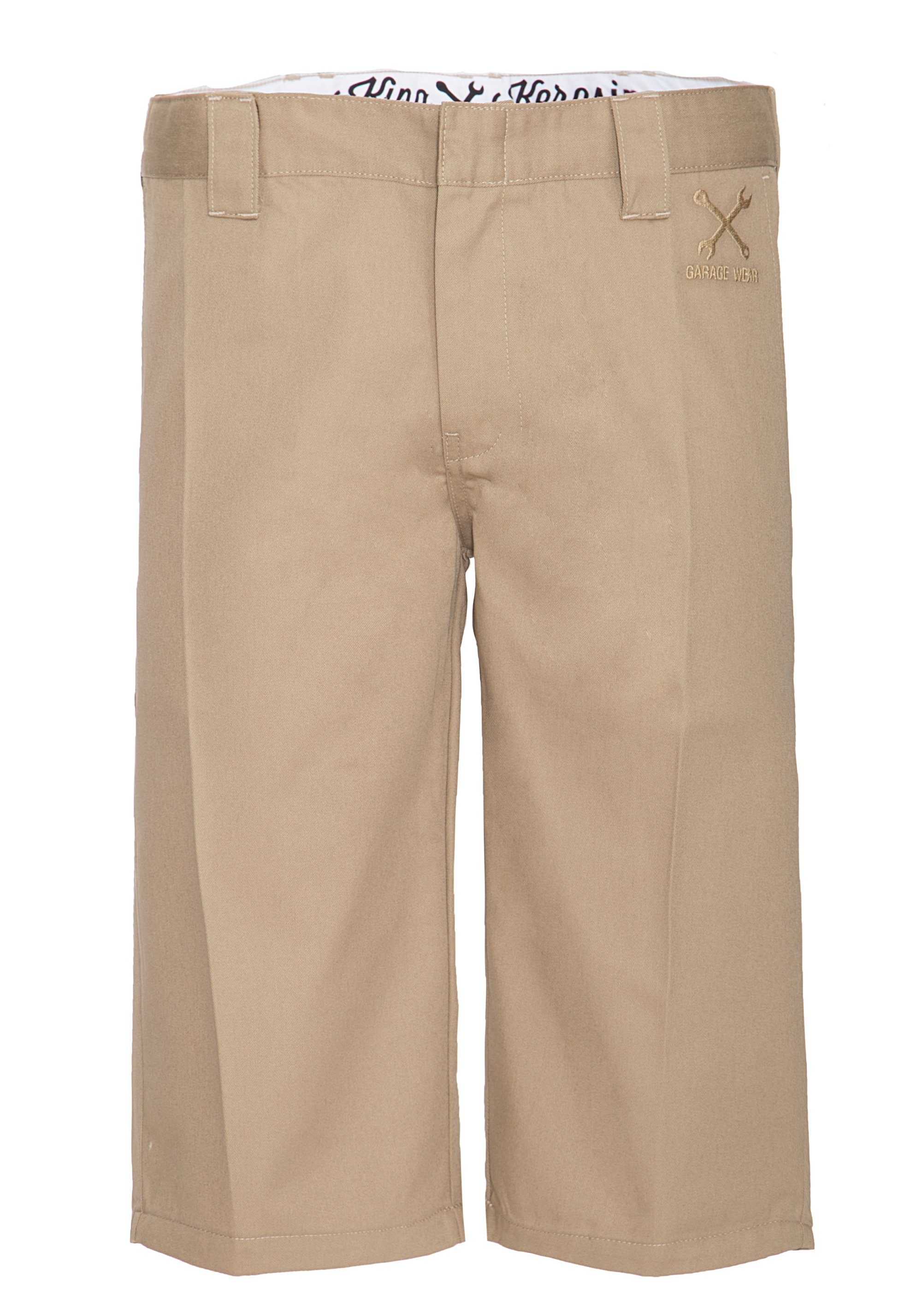 KingKerosin Jeansshorts Garage Wear in Oil-Washed Optik