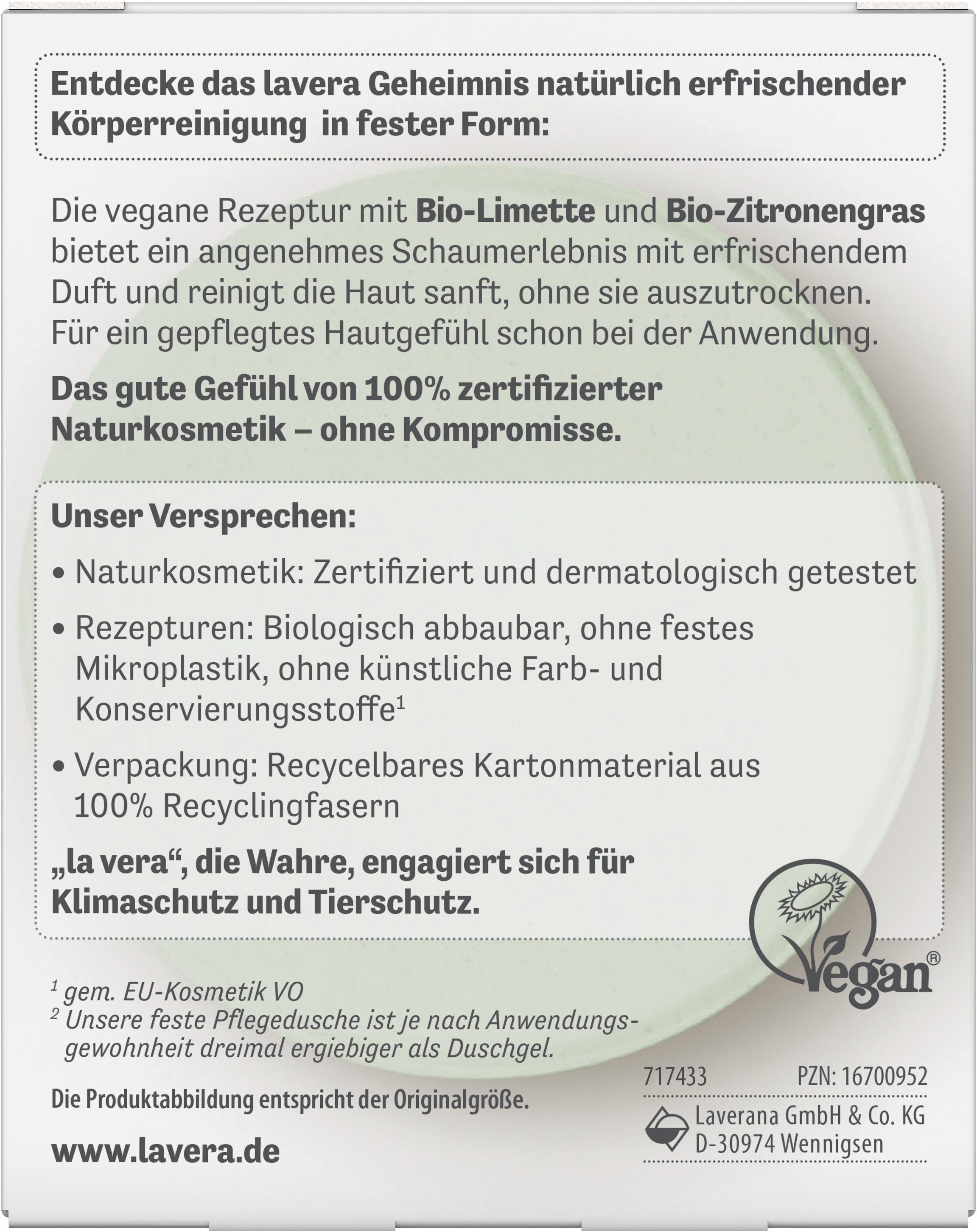 lavera Duschgel Feste Pflegedusche Happy Freshness