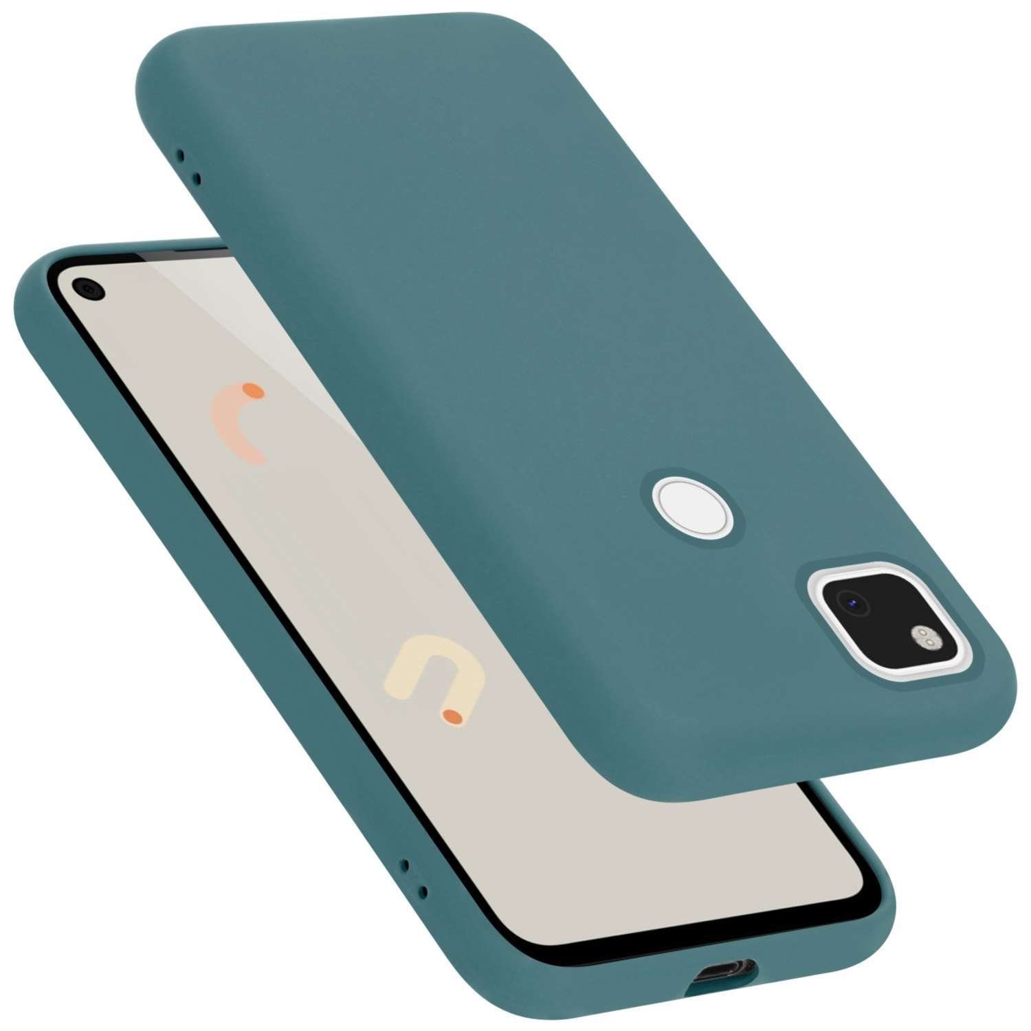 Cadorabo Handyhülle für Google PIXEL 4A 5G Hülle Google PIXEL 4A 5G, Flexible Hülle TPU Silikon Schutzhülle Back Cover Case