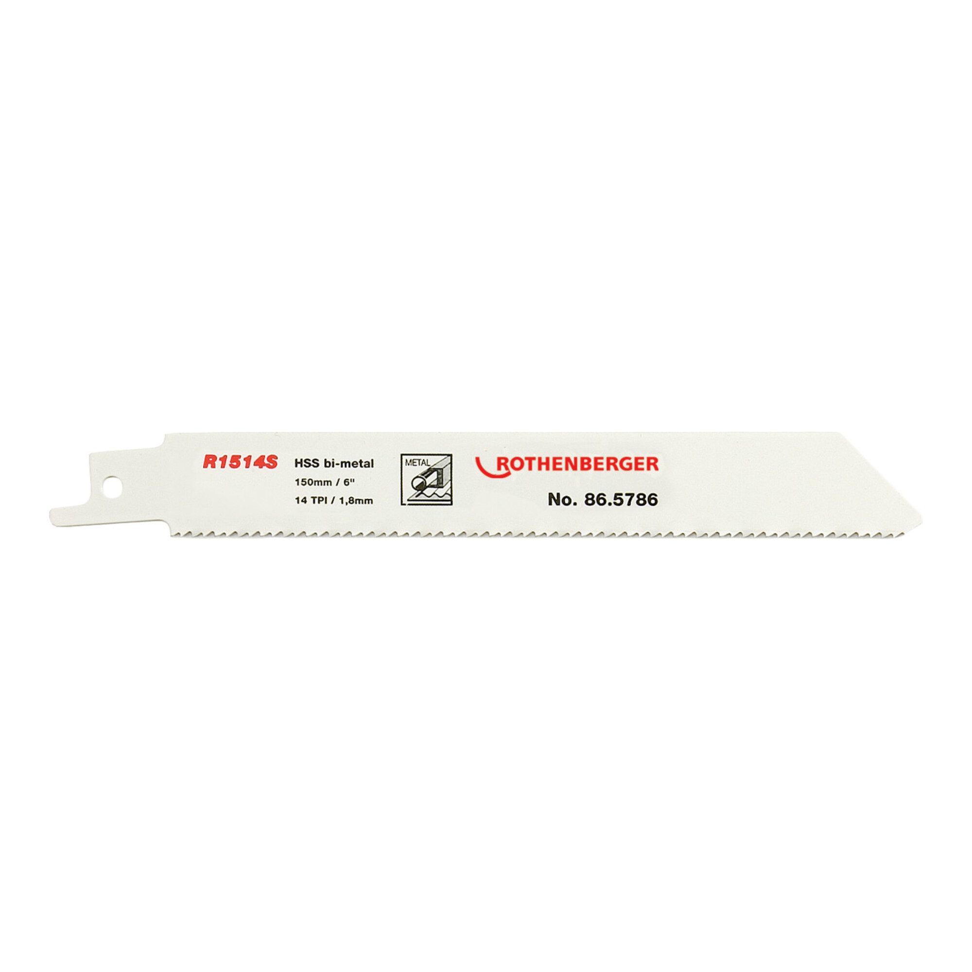 Rothenberger Sägeblatt Rothenberger Universal-Sägeblatt HSS Bi-Metall, 150x20x0,9 5 Stk