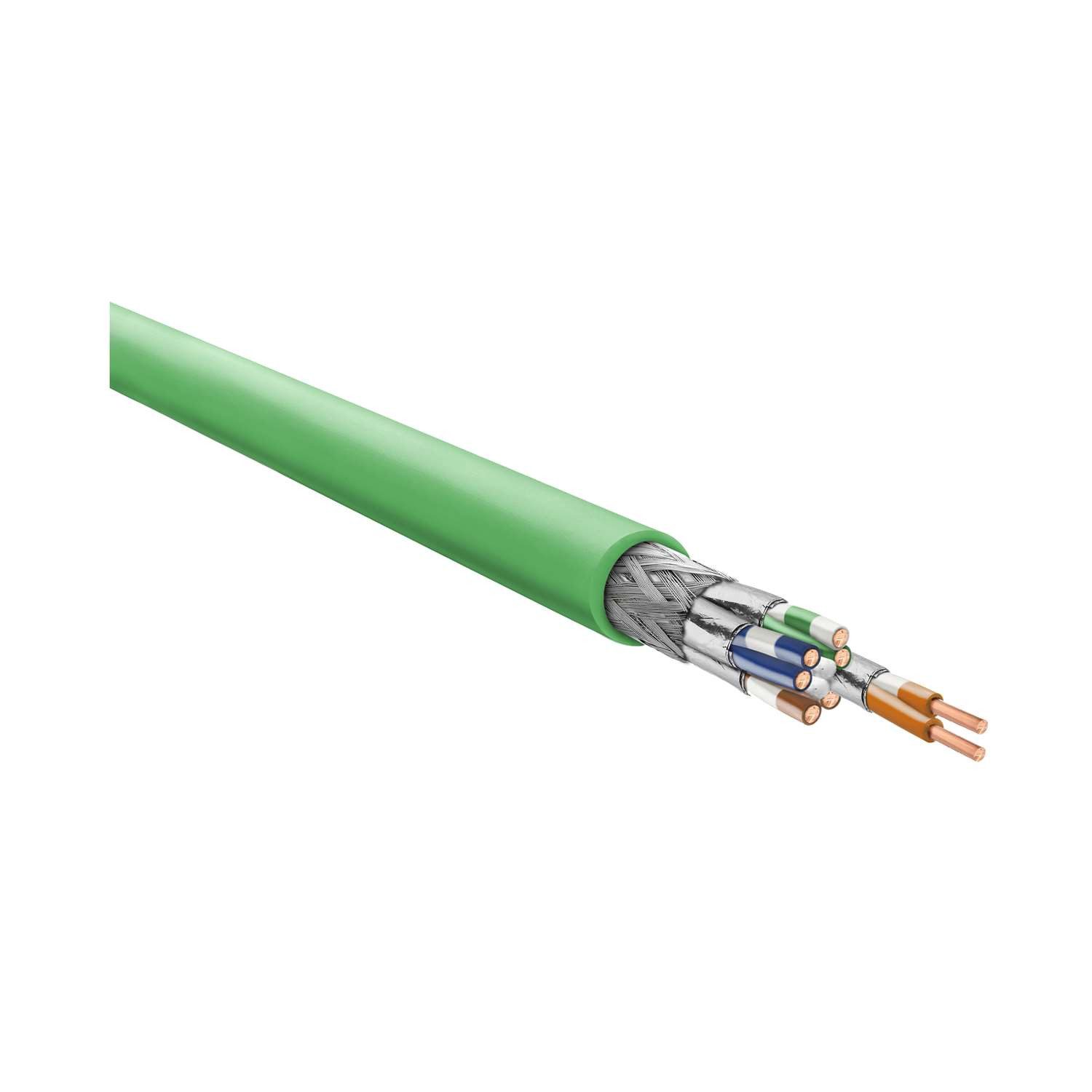 Lapp Kabel Titel:Ethernetleitung Cat. 6A für feste Verlegung 8-adrig, Kabeltyp S Elektro-Kabel, (50 cm)