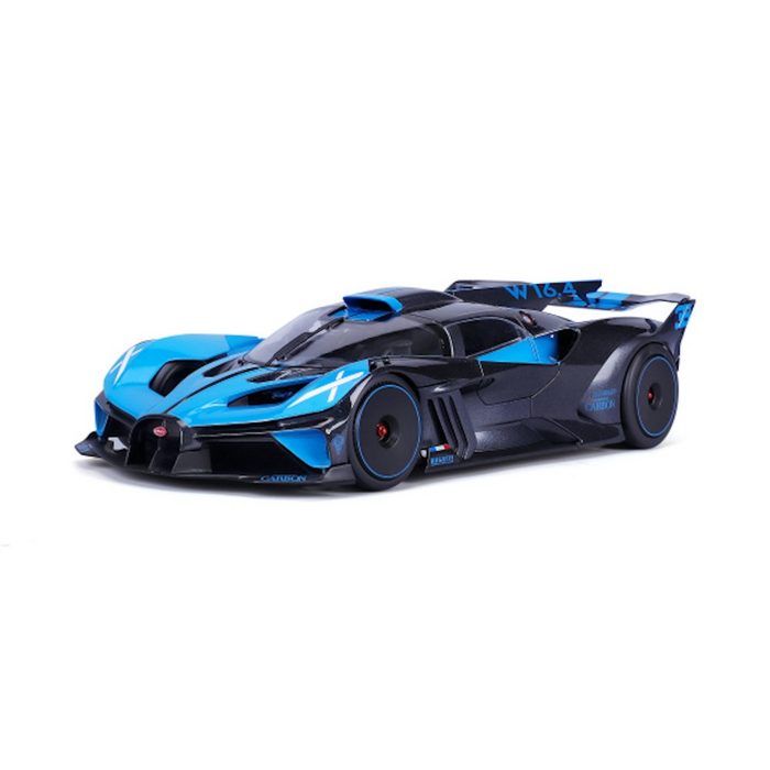 Bburago Spielzeug-Auto Bugatti Bolide (blau Maßstab 1:43) detailliertes Modell