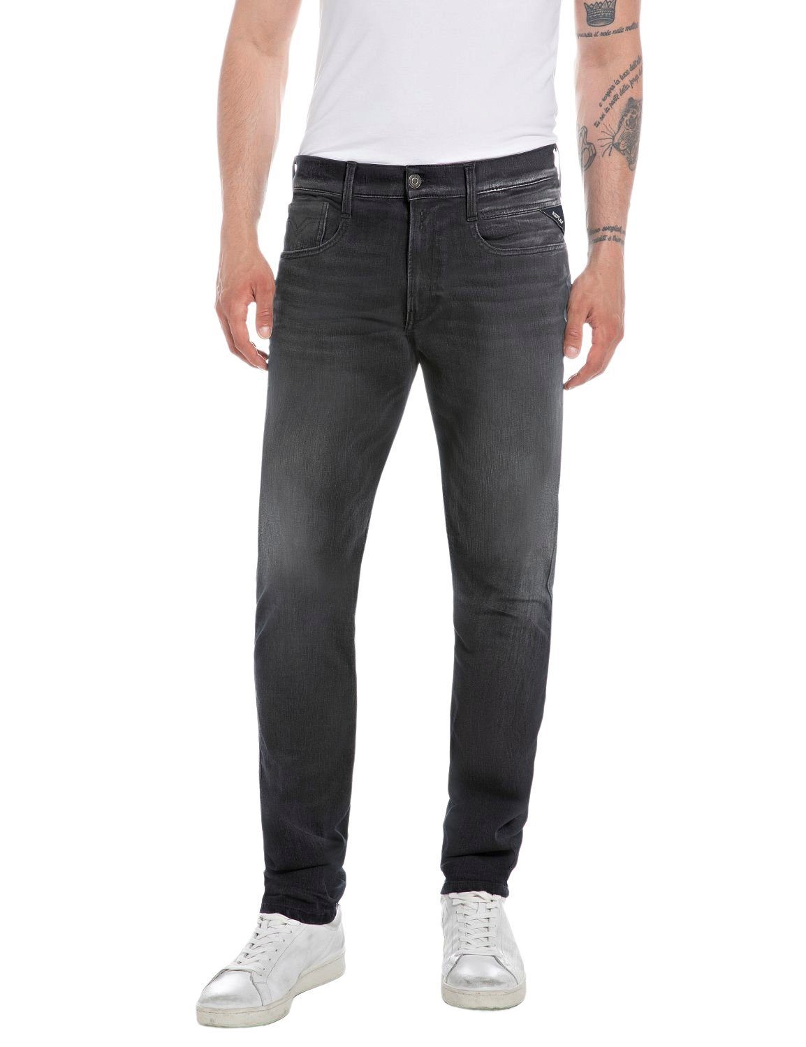 mit Stretch ANBASS Replay Slim-fit-Jeans