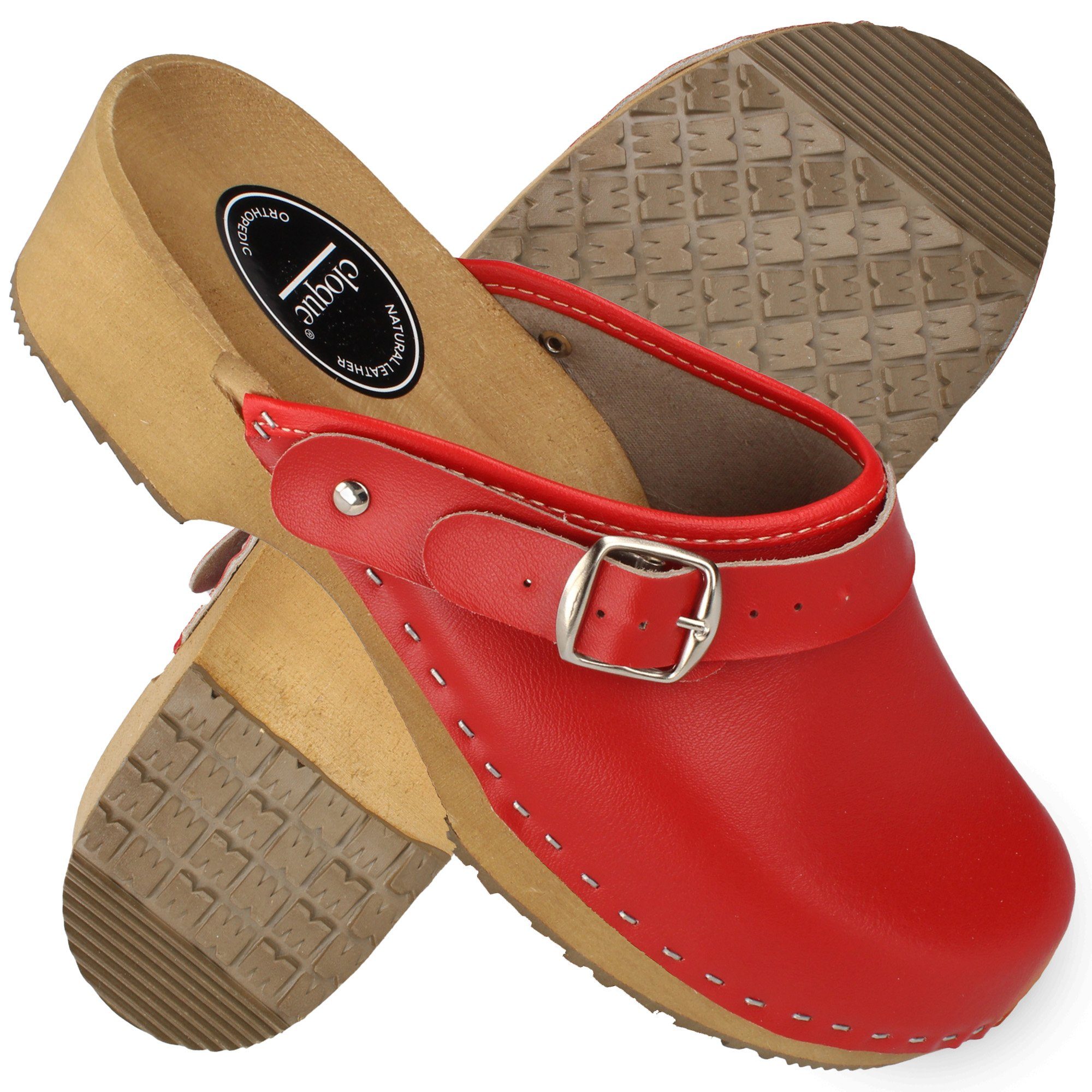 Clog geschlossen Rottöne Clog Cloque Outdoor & verschiedene Garten