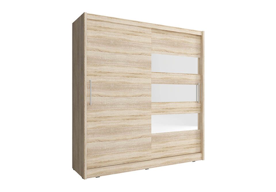 Xlmoebel Kleiderschrank Multifunktionsregal aus Holz für Kleidung und Schuhe (Kleiderschrank MAJA III 180) Hergestellt in Europa