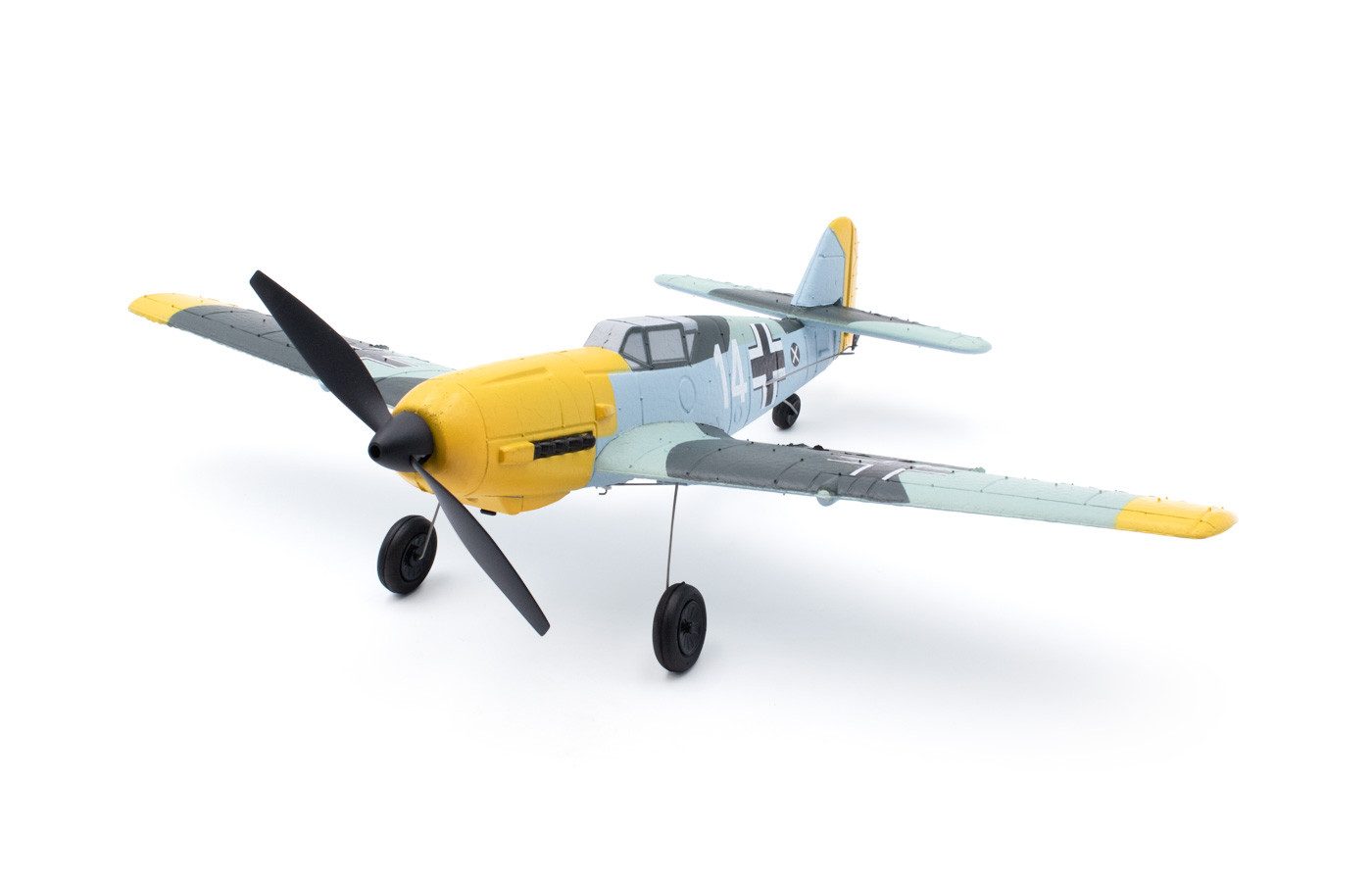 Robitronic RC-Helikopter Modster MDX BF 109 E Messerschmitt RC Flugzeug RTF inkl. 6-Achs-Flu