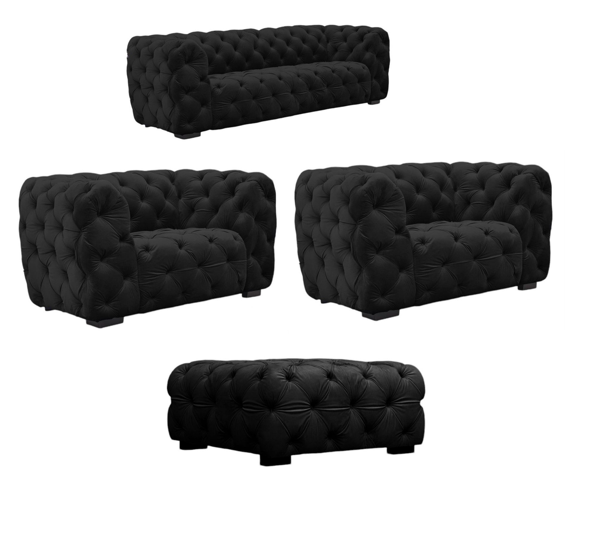 Fun Möbel Polstergarnitur Sofaset NATALIE 3-1-1 günstig online kaufen