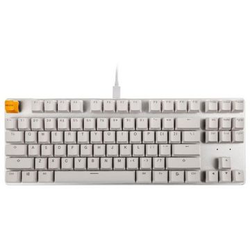 Glorious PC Gaming Race GMMK TKL White Ice Edition Tastatur (Modulare Gaming-Tastatur, Gateron-Brown US-Layout, weiß)