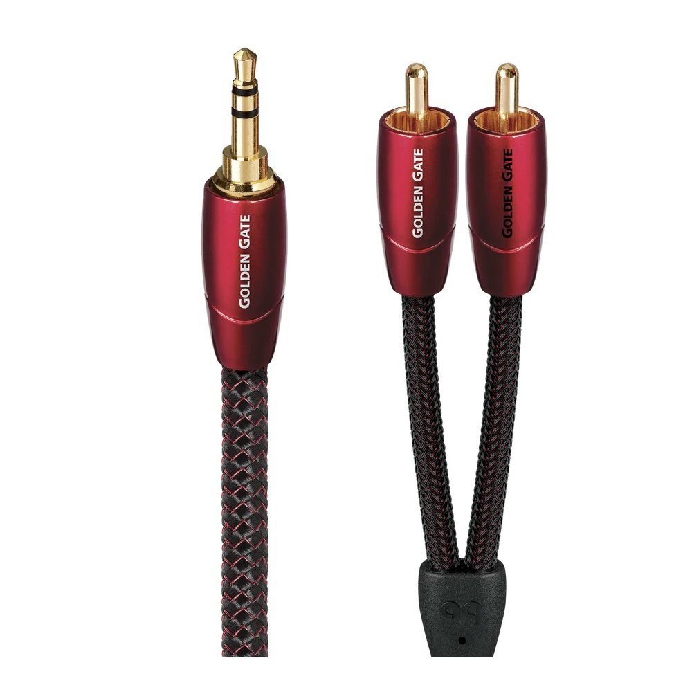 audioquest audioquest Golden Gate 3,5mm Klinke auf RCA (Chinch) Audio-Kabel, (60 cm)