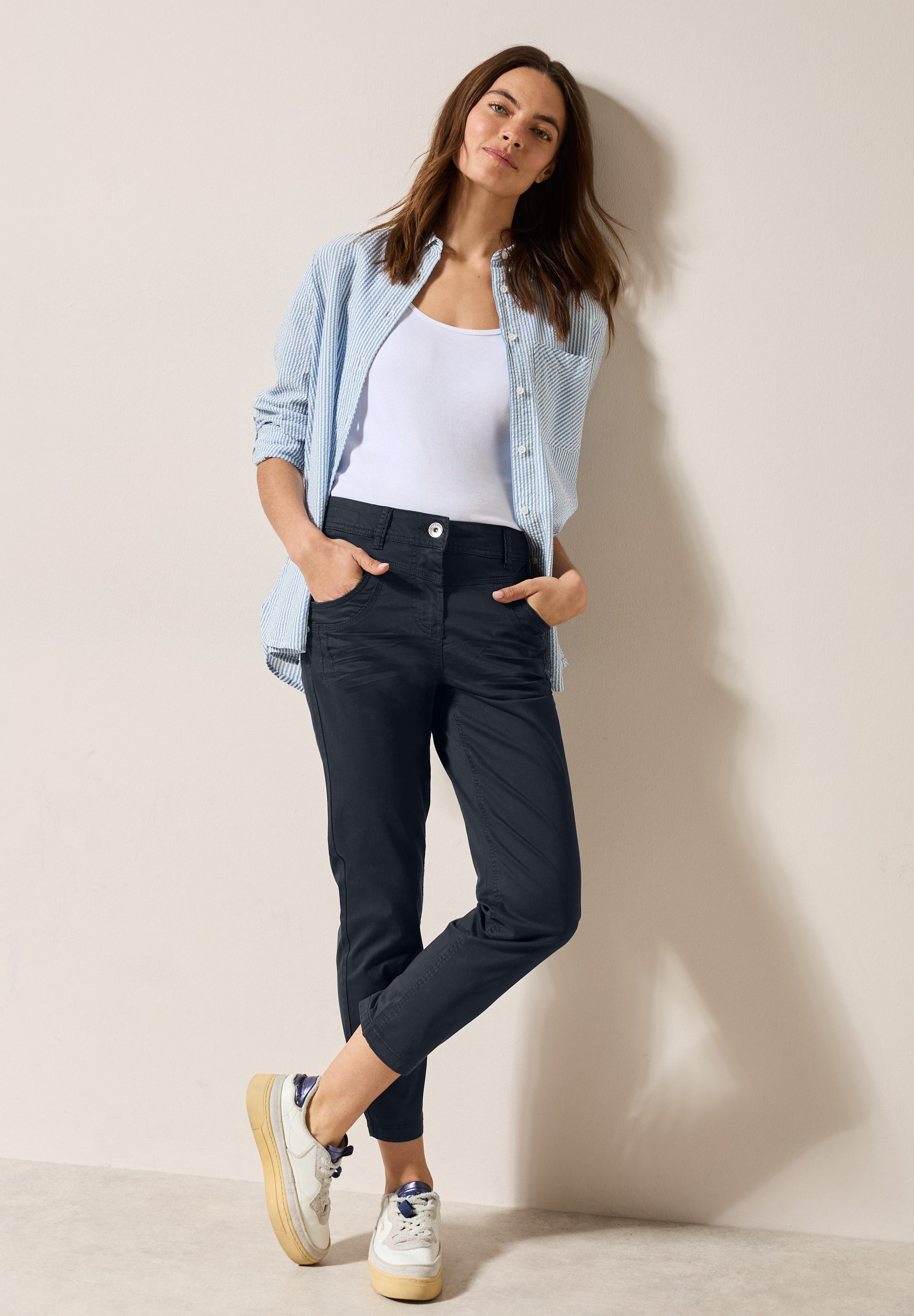 CECIL 3/4-Hose Style Scarlett 3/4 Länge im 4-Pocket-Stil