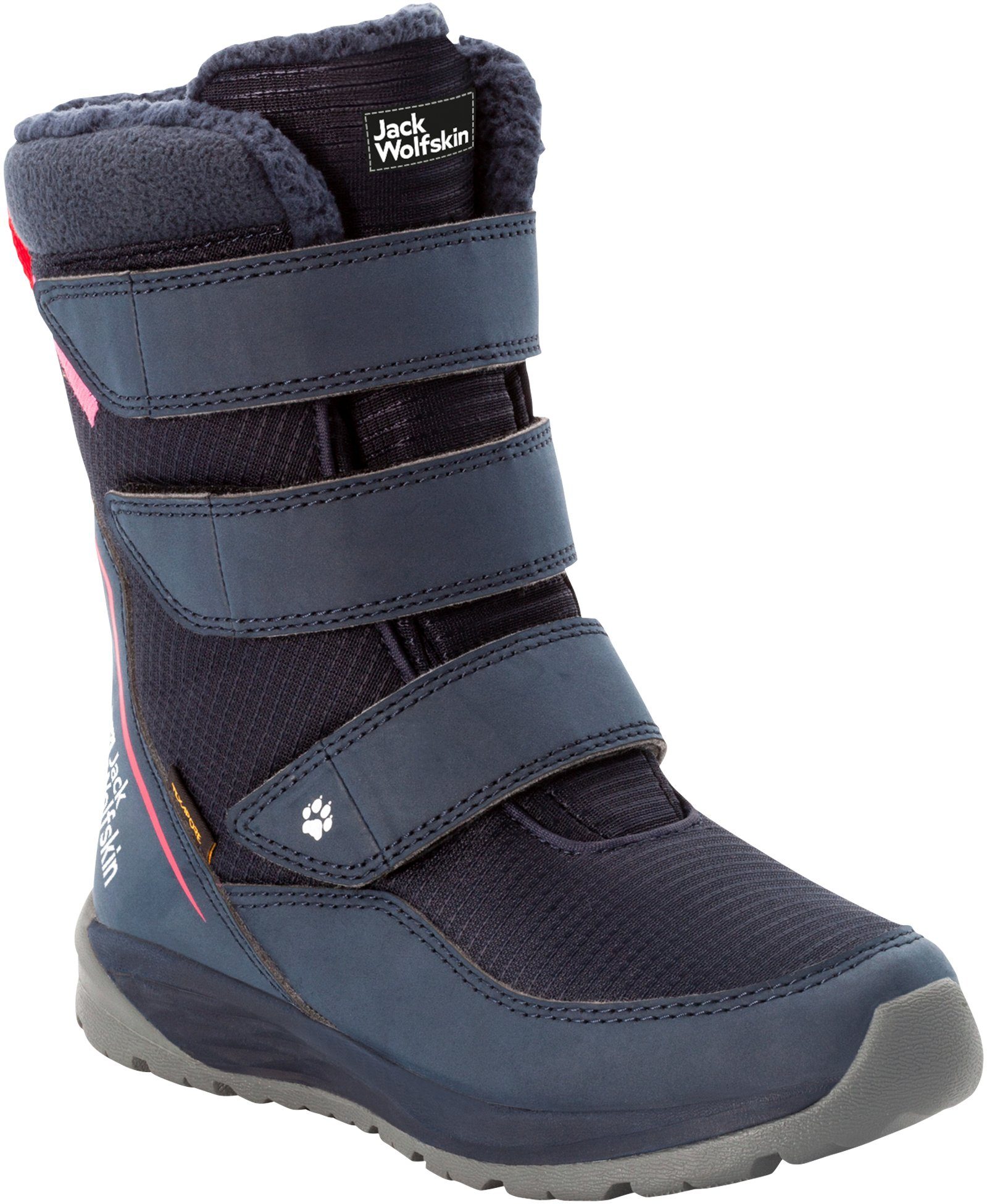 Jack Wolfskin POLAR BOOT TEXAPORE HIGH VC K Winterstiefel wasserdicht und wärmend mit Klettverschluss