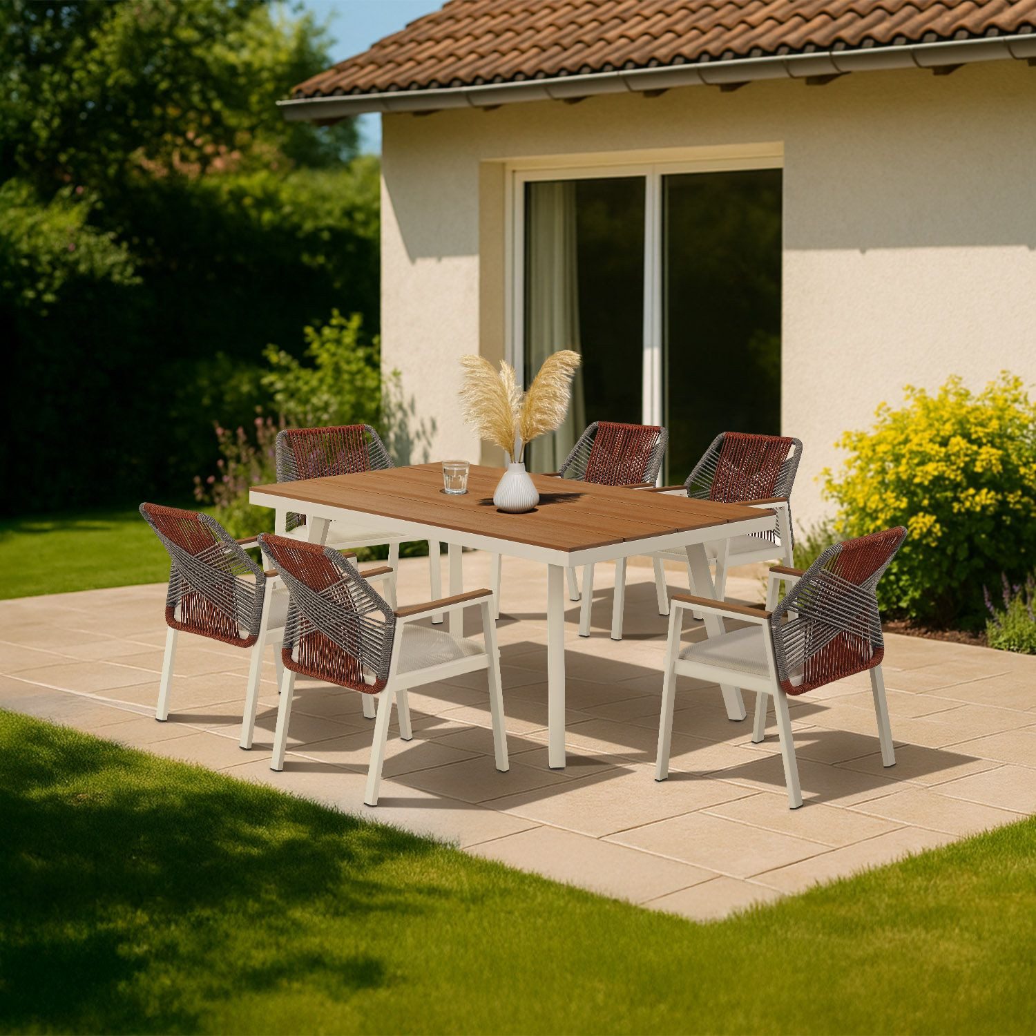 Juskys Garten-Essgruppe Costa Rica, (7-tlg), 6 günstig online kaufen