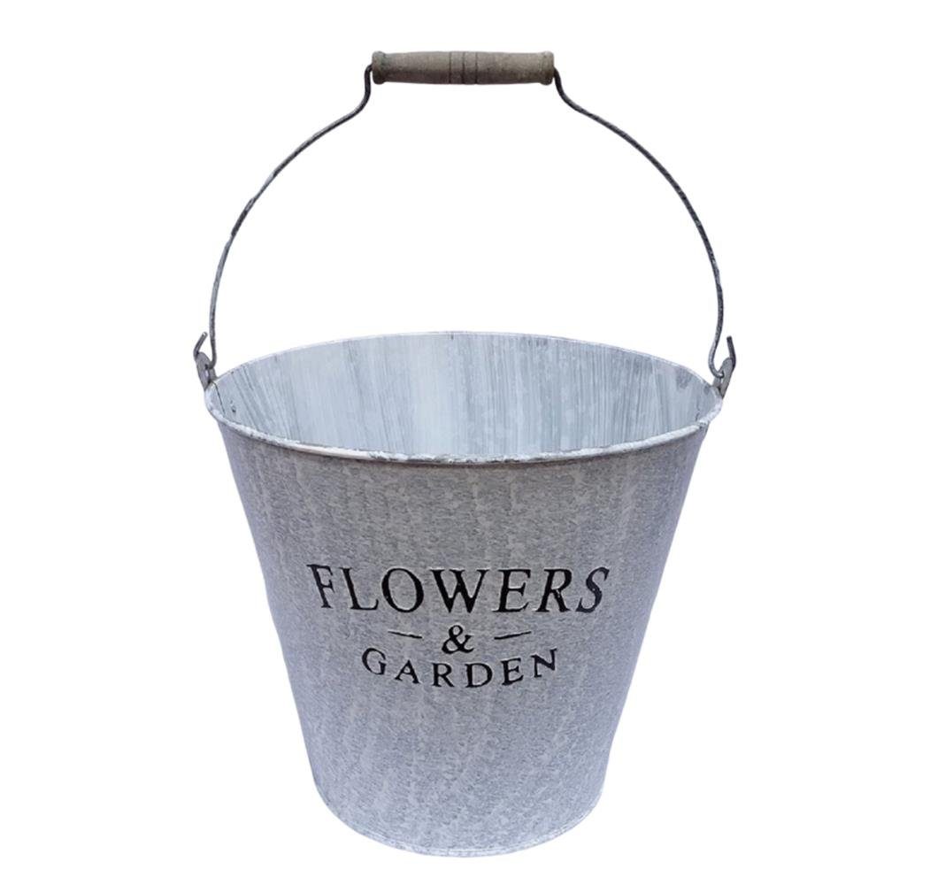 Linoows Pflanzkübel Eimer, Dekoeimer, Garteneimer 'Flowers günstig online kaufen