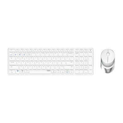 Rapoo 9750M Kabelloses Multi-Mode-Deskset, DE-Layout, 2.4 GHz, 1300 DPI Tastatur- und Maus-Set