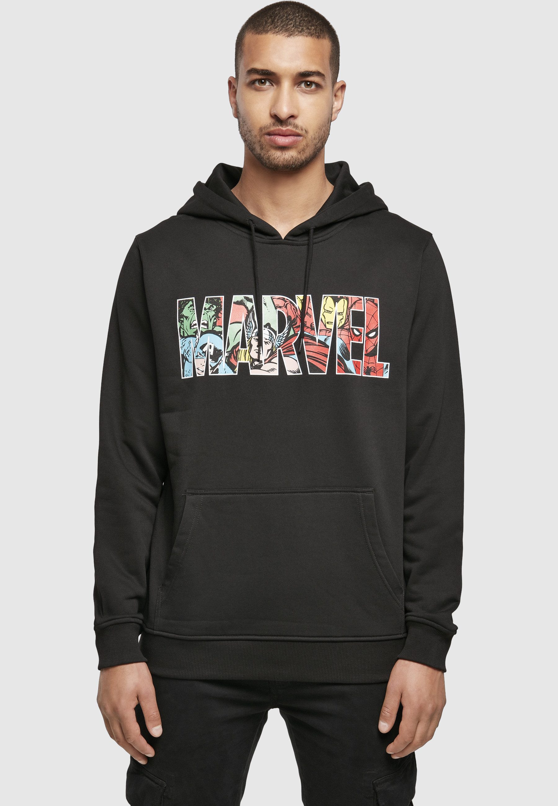 Merchcode Kapuzensweatshirt Merchcode Herren Marvel Logo Character Hoody (1-tlg)