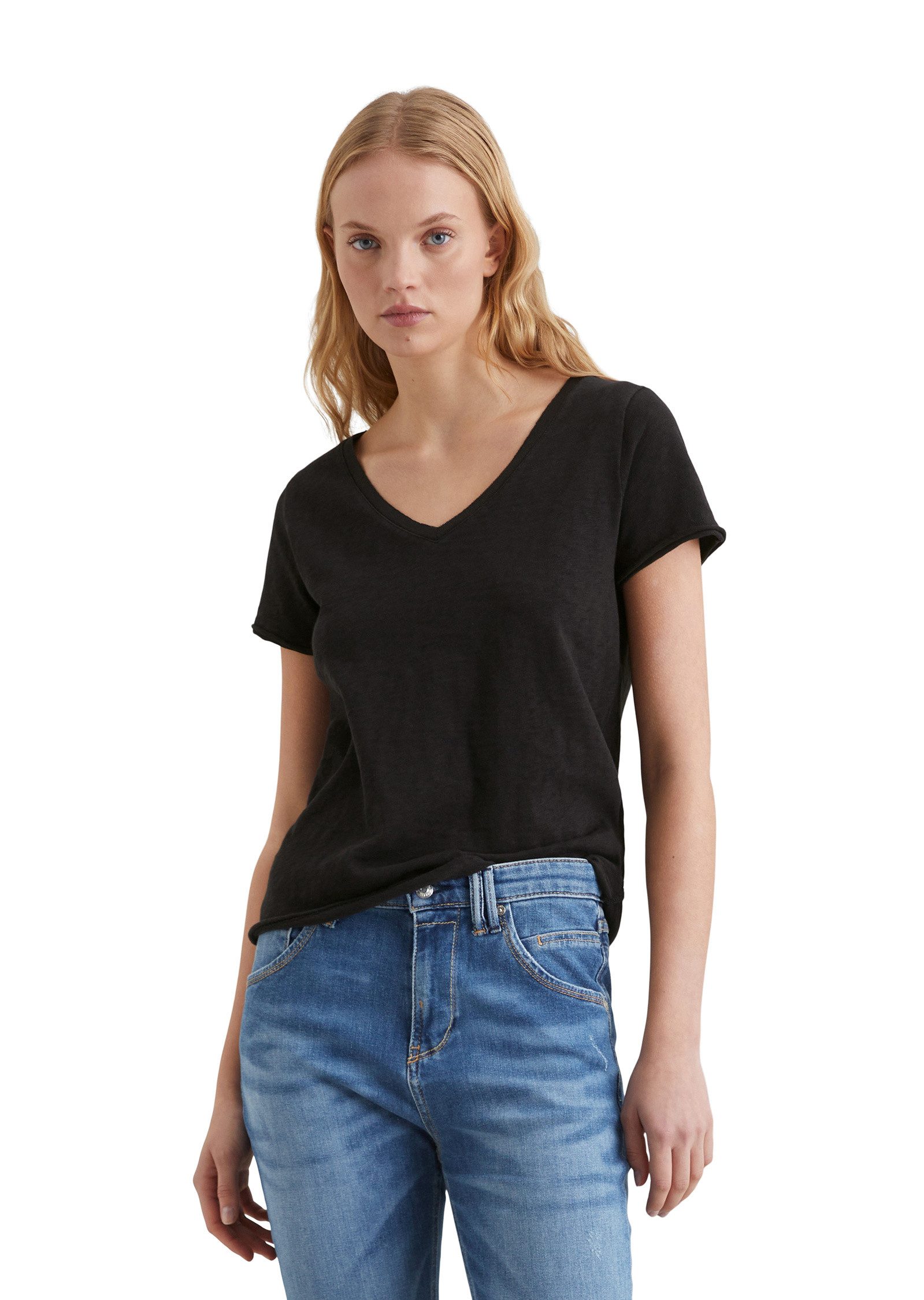 Marc O'Polo DENIM T-Shirt aus Organic Cotton Slub Jersey günstig online kaufen