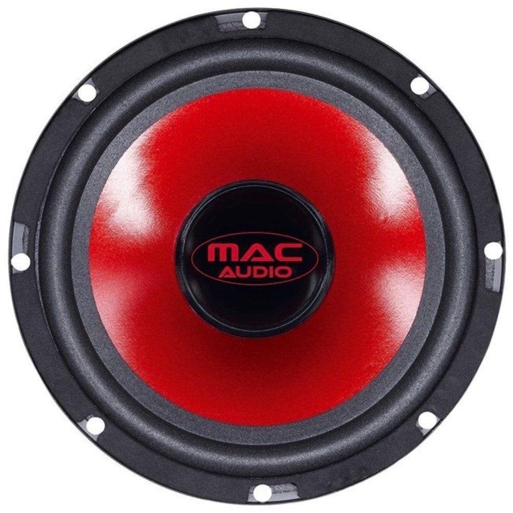 - - Attack RED Lautsprecher Mac 2.16 Audio 2-Wege Auto-Lautsprecher schwarz