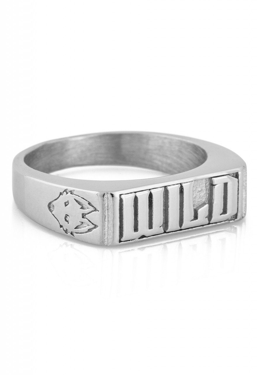 Akitsune Siegelring Stackable Statement Ring - Wild EU 57 - UK P - US 8