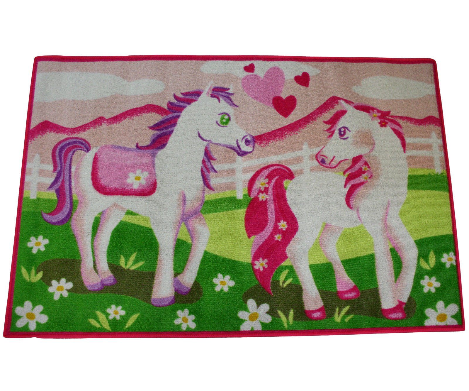 Kinderteppich Spielteppich Pferd Pony, AWE ASSOCIATED WEAVERS, Rechteckig,  Höhe: 5 mm, 120 x 80 cm
