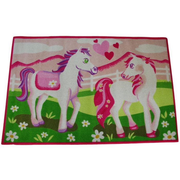 Kinderteppich Spielteppich Pferd Pony AWE ASSOCIATED WEAVERS Rechteckig Höhe: 5 mm 120 x 80 cm