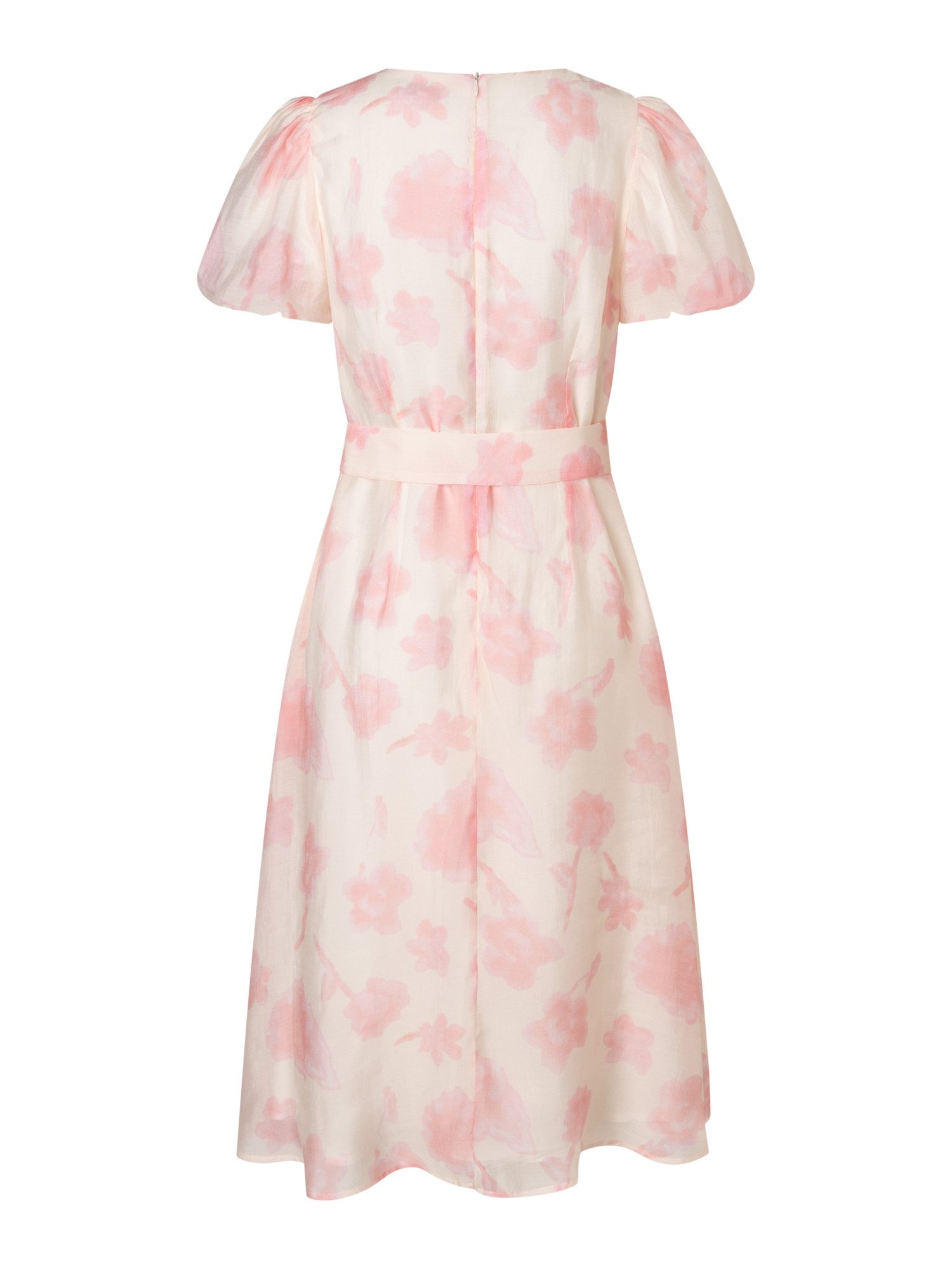 MORE&MORE Blusenkleid elegantes Blusenkleid, zarter Blumenprint