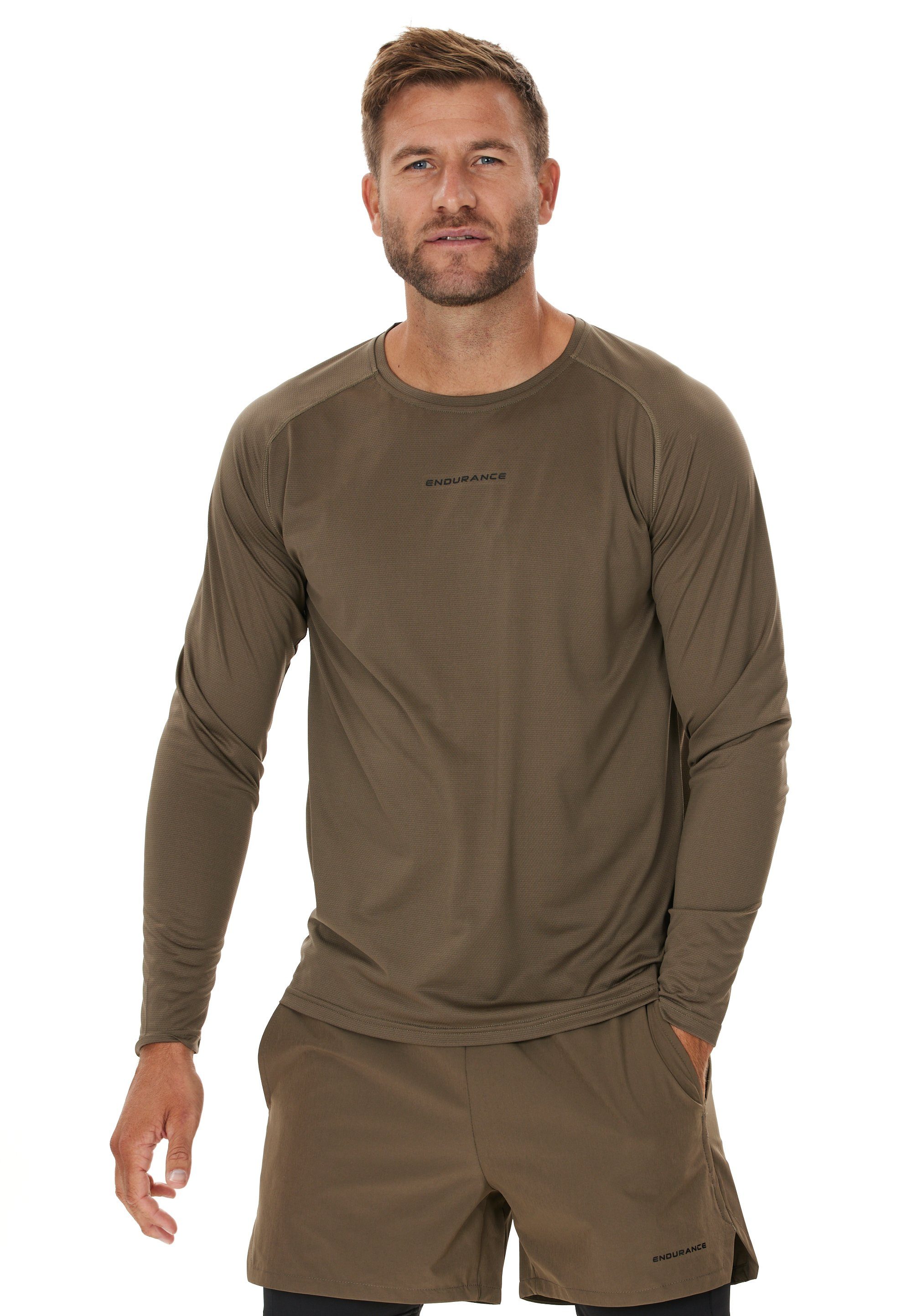 ENDURANCE Langarmshirt Angus mit angenehmer Cool-Tech-Funktion