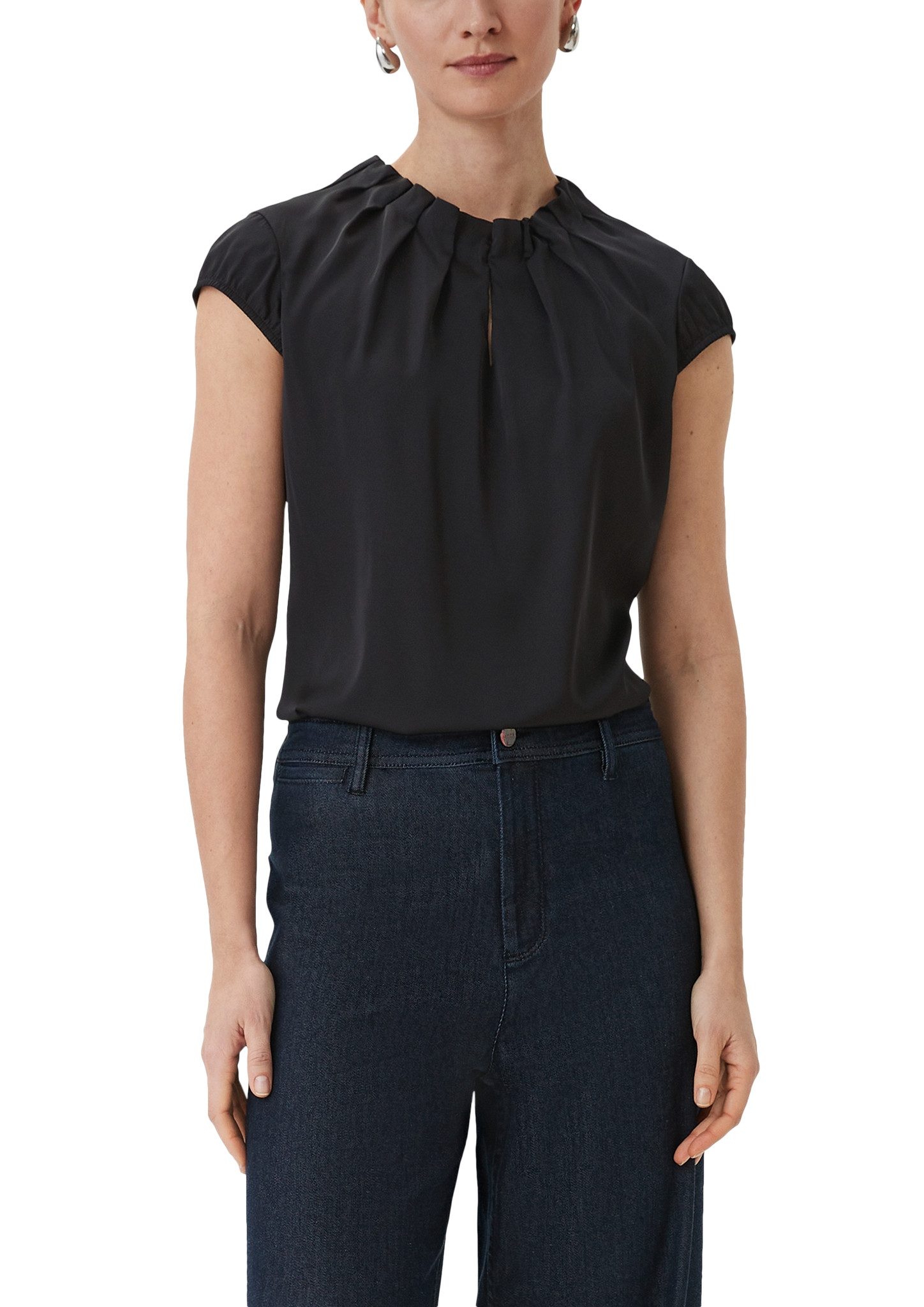 Satinbluse