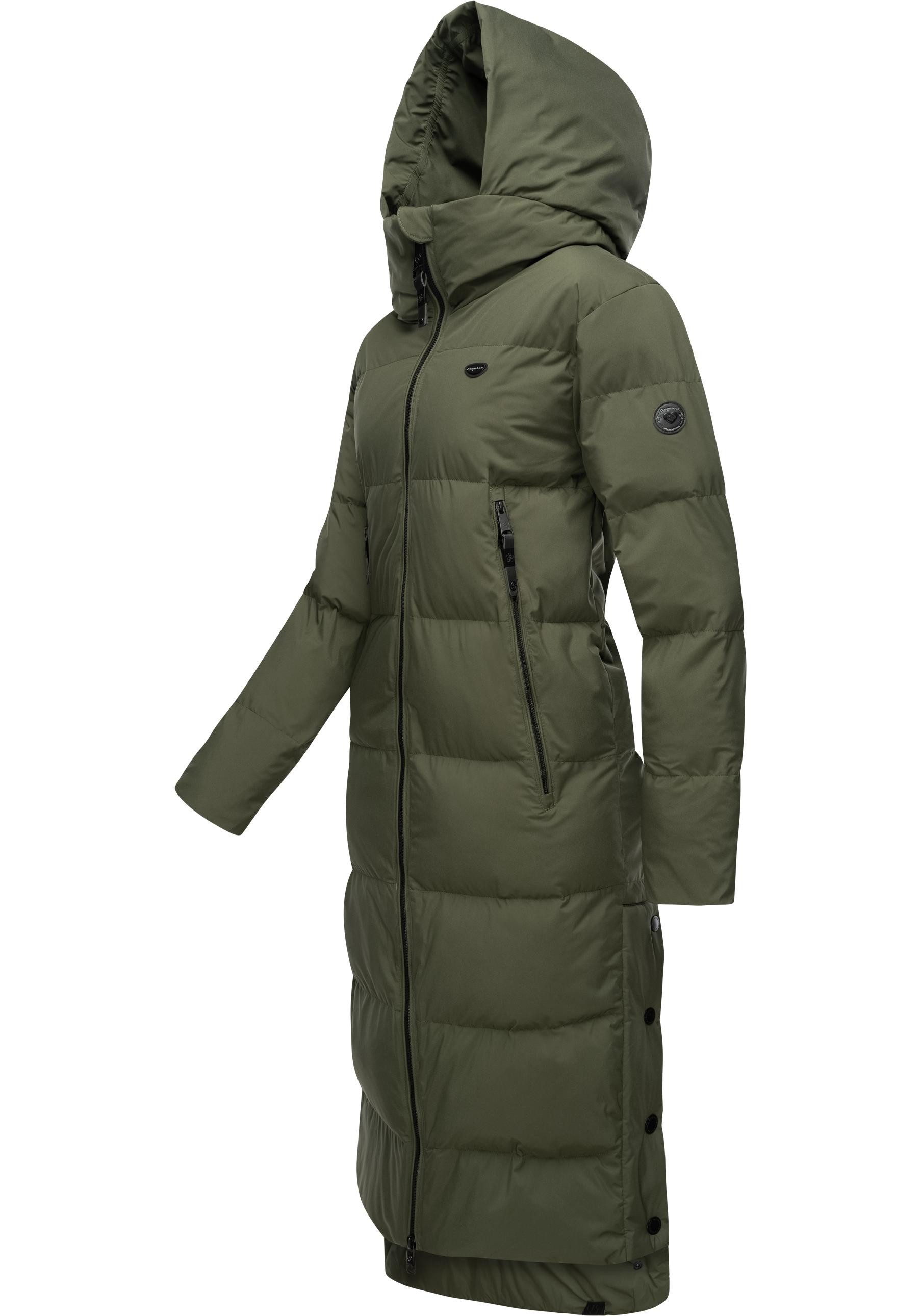 Ragwear Wintermantel Patrise Extralanger Damen Winter Steppmantel mit Gehsc günstig online kaufen