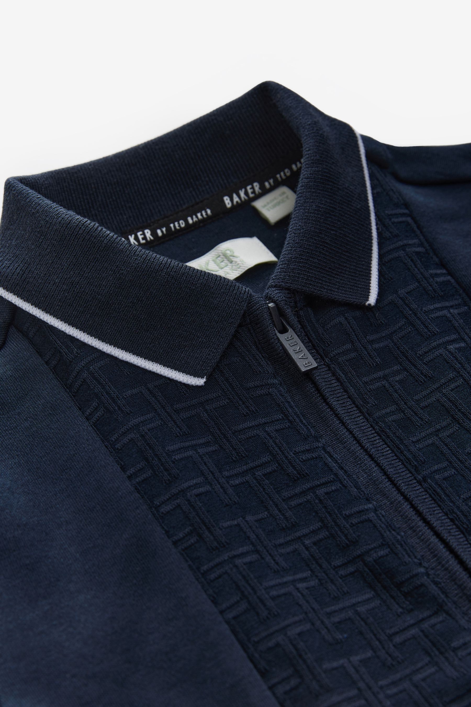 Baker by Ted Baker Poloshirt Baker By Ted Baker strukturiertes Poloshirt (1-tlg)