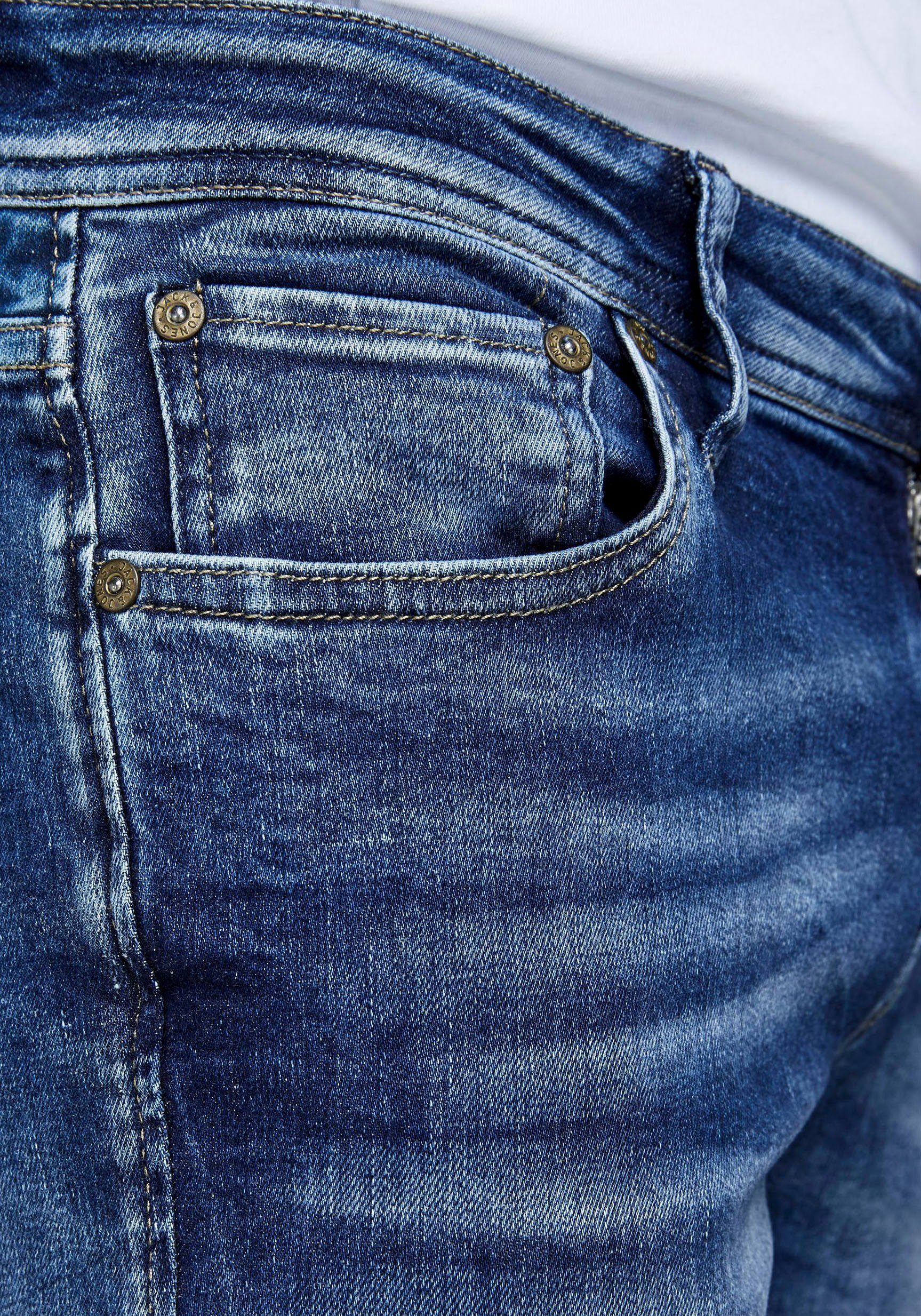 Jack & Jones Skinny-fit-Jeans TOM ORIGINAL blue-denim