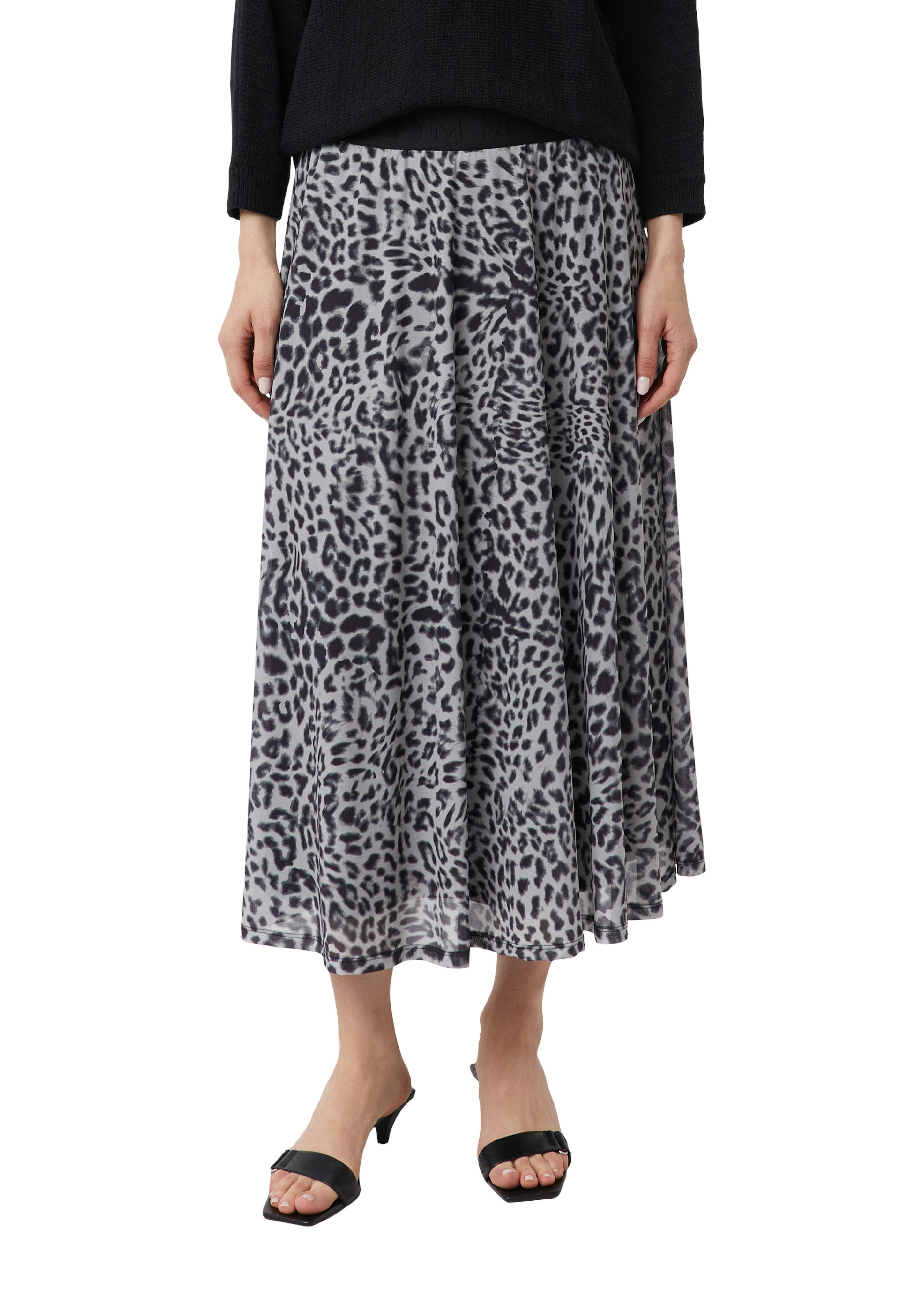 comma Midirock mit All-Over Print günstig online kaufen