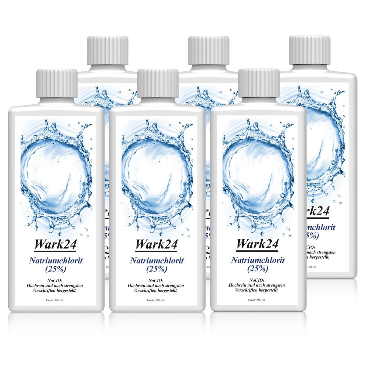 Wark24 Wark24 Natriumchlorit (25) 500ml zur Herstellung von Chlordioxid (6er Spezialwaschmittel