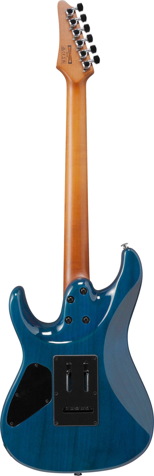 Ibanez E-Gitarre Ibanez AZ24S1F-TXB Standard E-Gitarre Transparent Turquoise Burst, ST, E-Gitarre mit dyna-MIX Schaltung