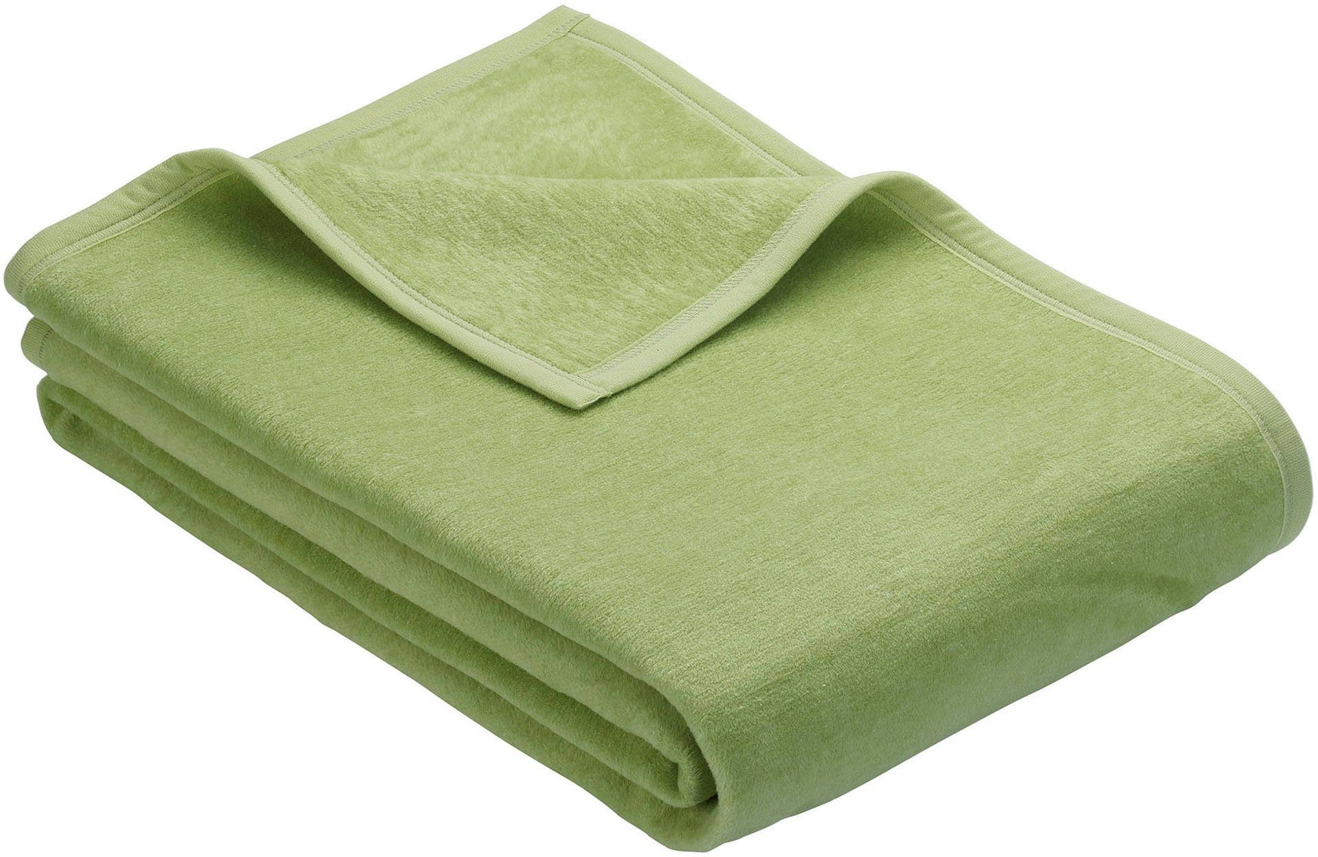 Wohndecke Luxus, IBENA, verschiedene Größen, uni, Kuscheldecke, Premium, made in Europe!