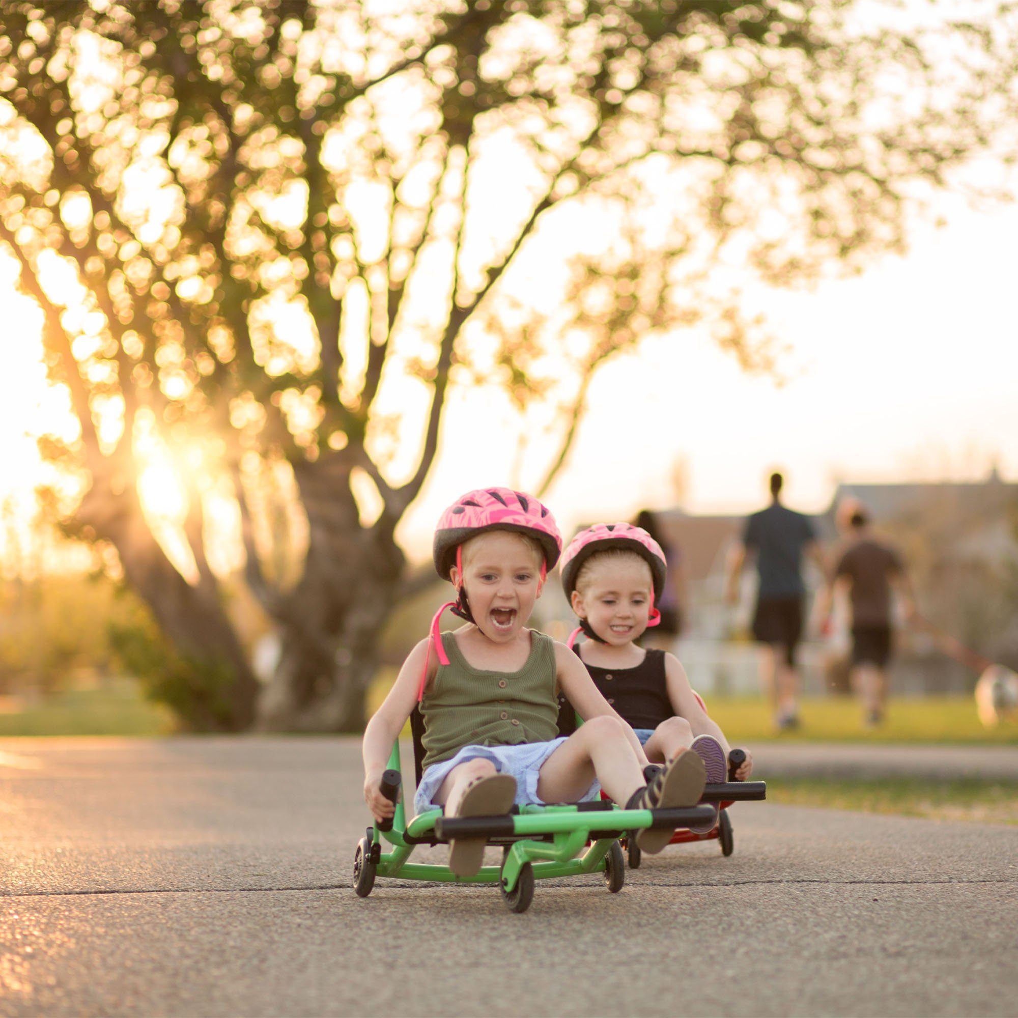 ab für Dreirad bis Jahre Kinder grün 14 Trike Kinderfahrzeug EzyRoller Dreiradscooter Funfahrzeug Classic, 4