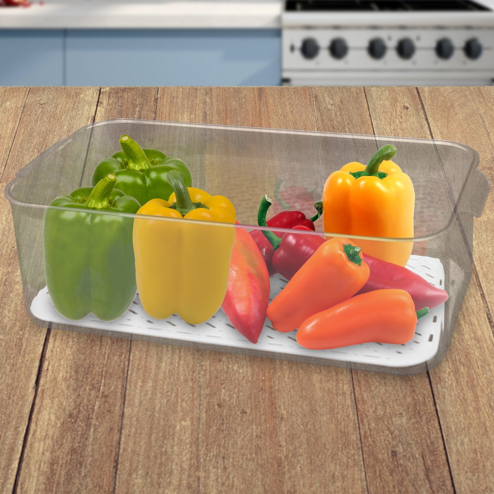 Vorrat Frischhaltedose Organizer Käse Kühlschrank Box Obst L Dosen Gemüse Vorratsdosen hoch Aufschnitt Centi Frischebox Kühlschrankbox Kühlschrankdose, Modellwahl