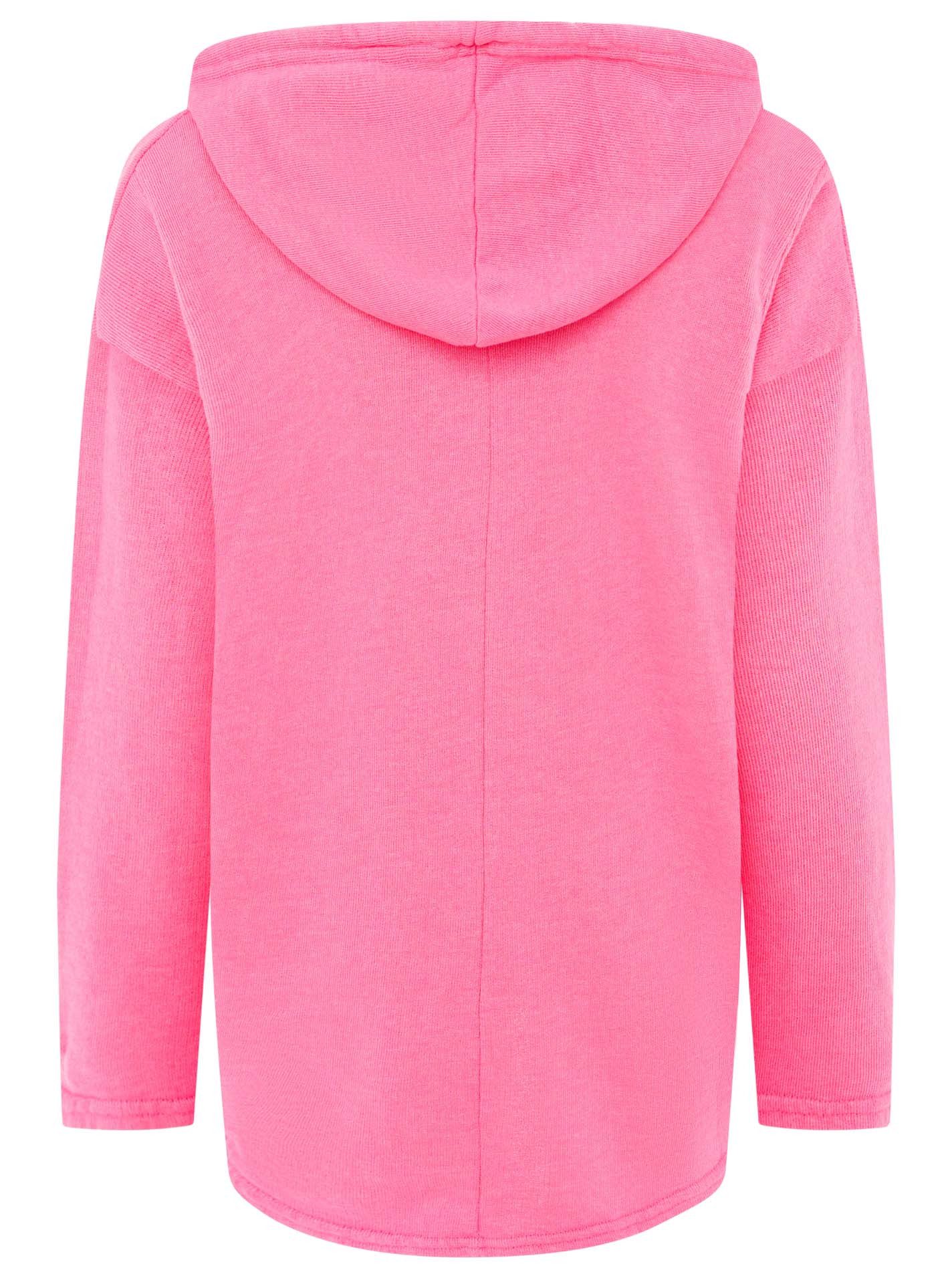 Zwillingsherz Hoodie "Moin" Kapuze, Kordelzug, Langarm, maritimer Schriftzug – Bild 4 von 5