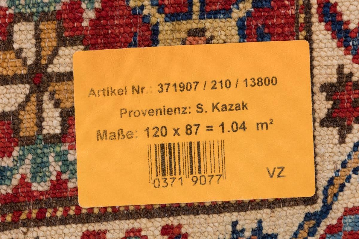 Orientteppich Super Kazak Nain Handgeknüpfter Höhe: 5 88x121 mm rechteckig, Orientteppich, Trading