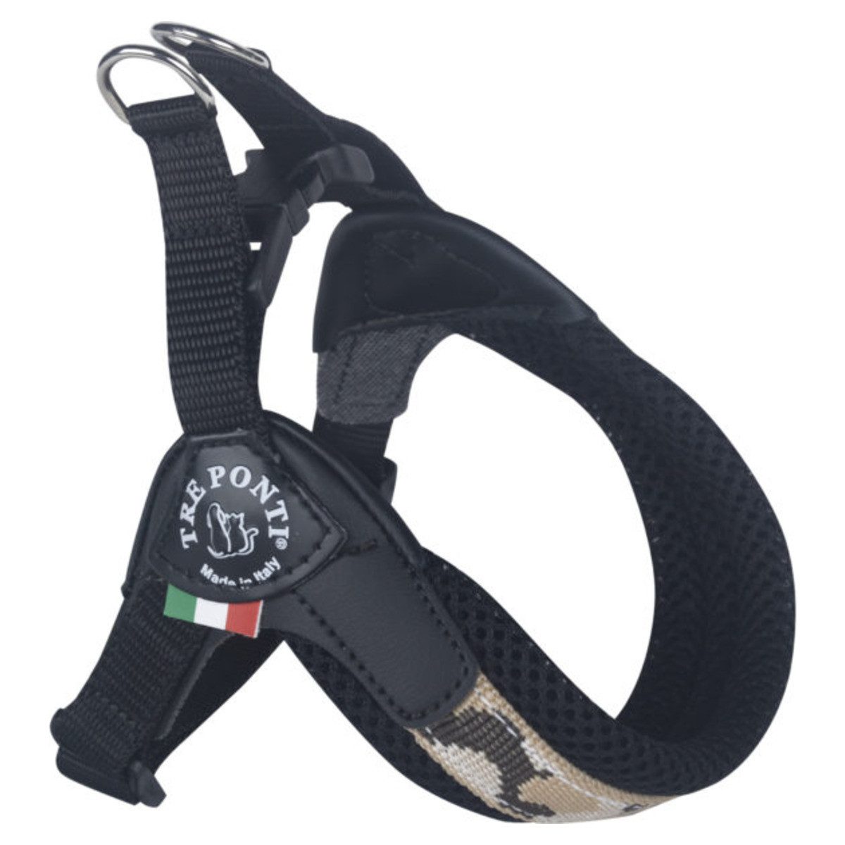 Tre Ponti Hunde-Geschirr TR260 Easy Fit Mesh PENNY mit verstellbarem Bauchgurt und Click-Versch