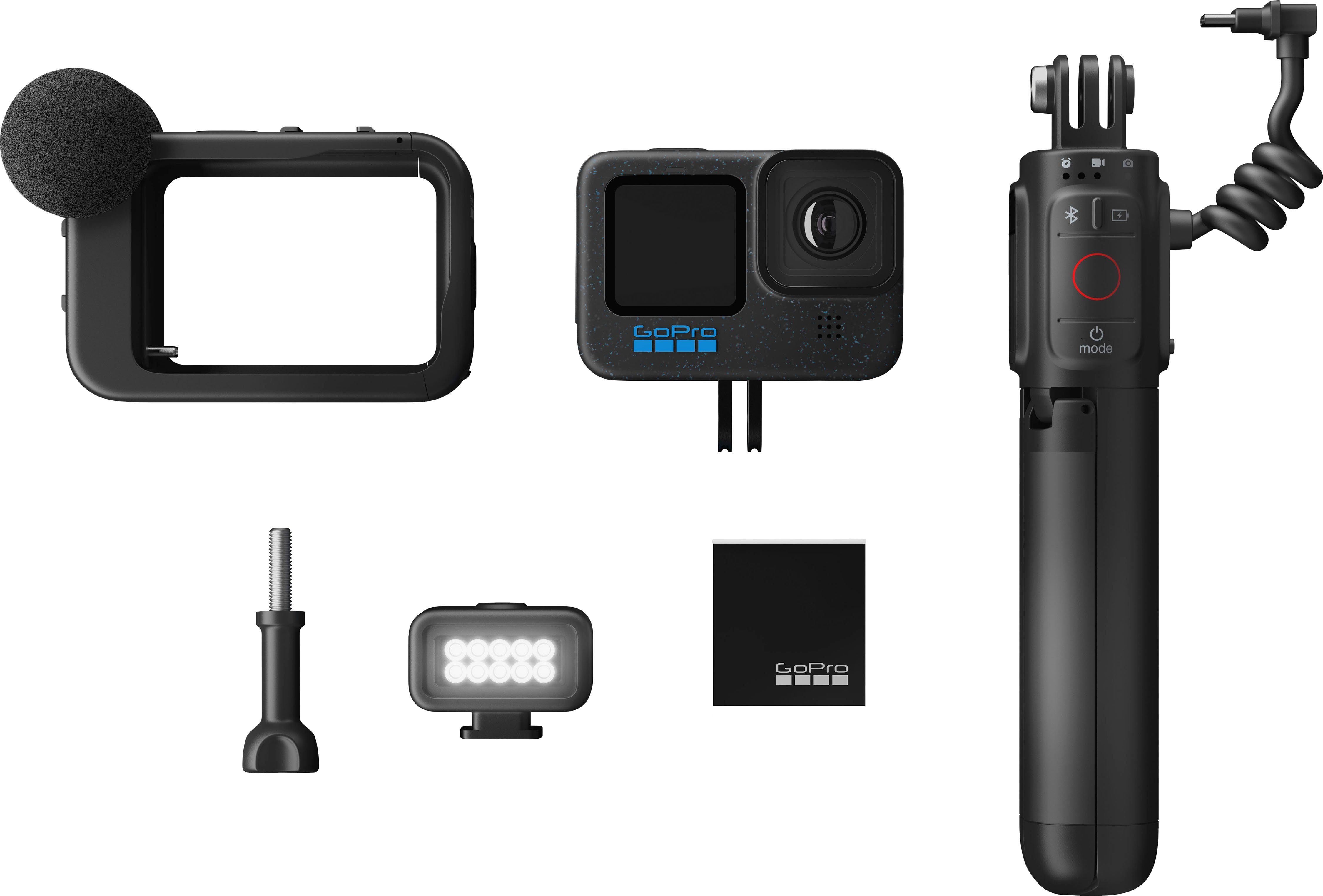 GoPro HERO 12 CreatorEdition Action WLAN (5,3K, Cam opt. Zoom) (Wi-Fi), Bluetooth, 2x
