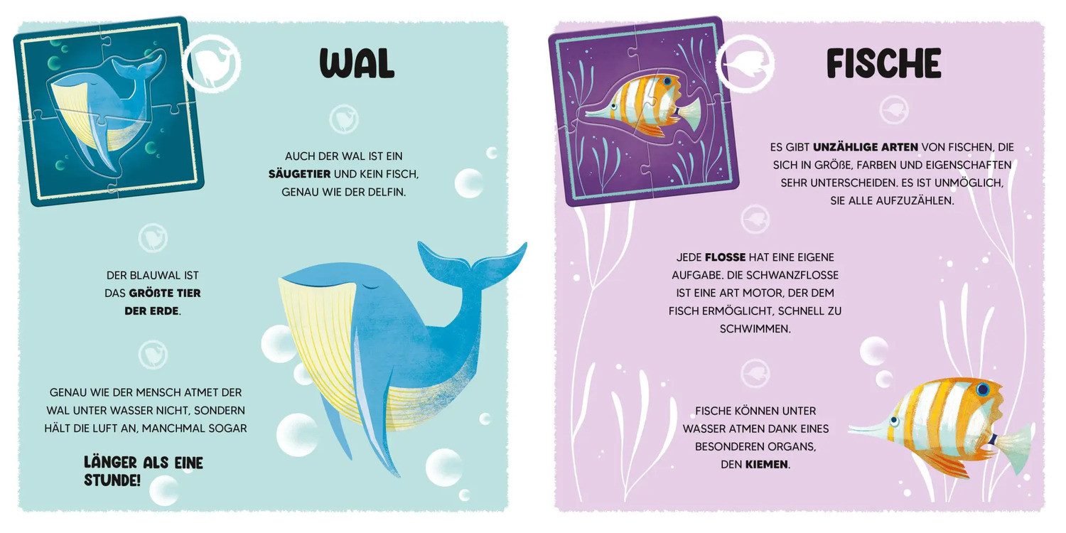 Star Puzzle Mini-Puzzle Der Ozean, Puzzleteile