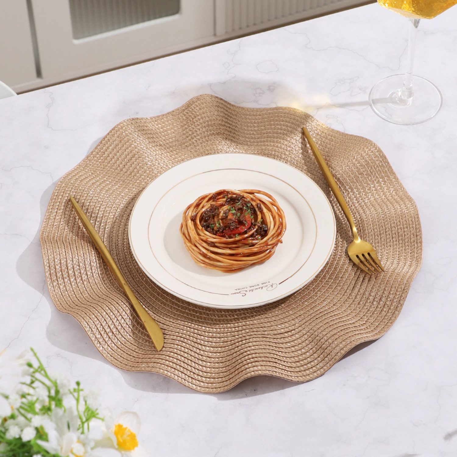 BYSURE Platzset, (6-St), Rundes, waschbares Tischset günstig online kaufen