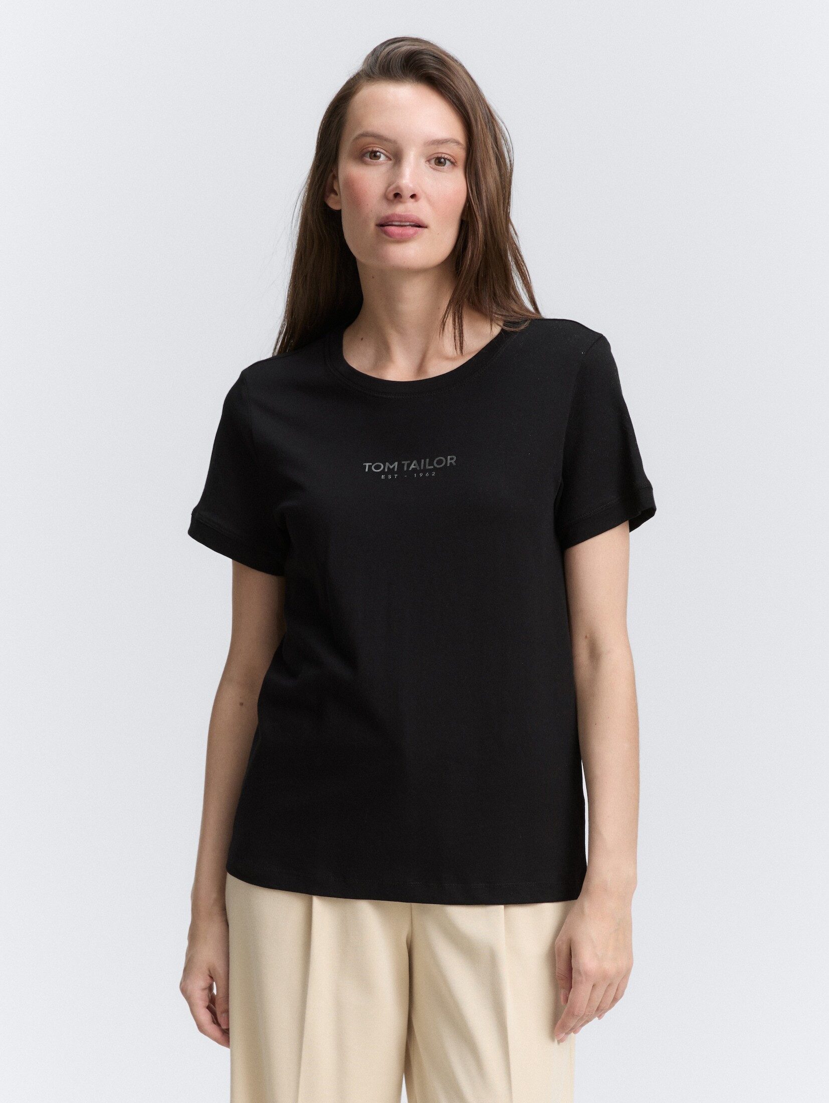 TOM TAILOR T-Shirt T-Shirt mit Logo-Print günstig online kaufen