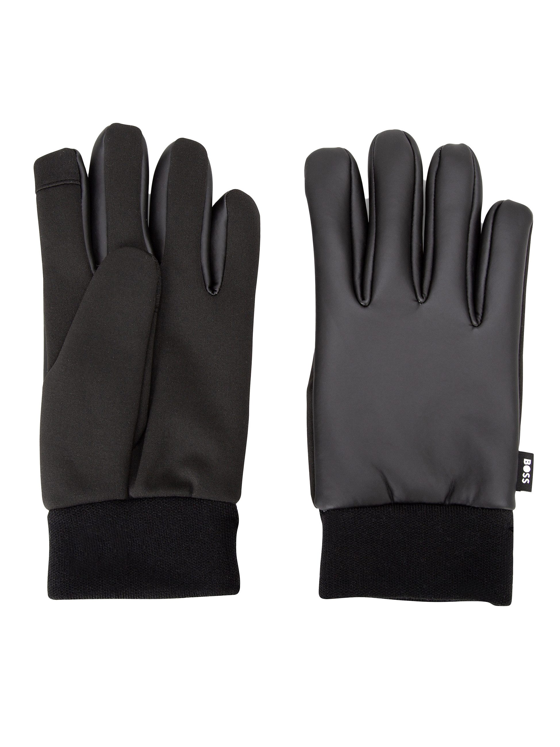 BOSS ORANGE Lederhandschuhe Faizy-KN (1-St)