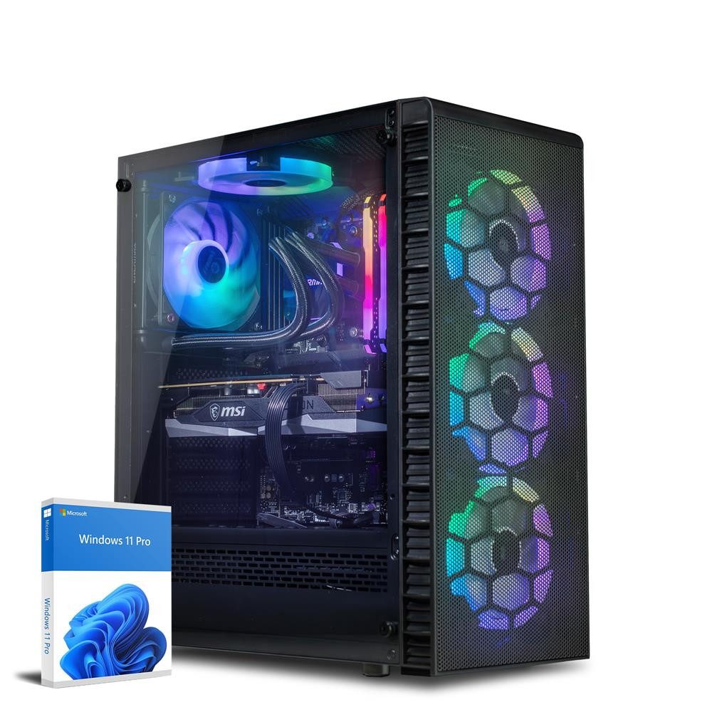 computerwerk LANGLEY D Gaming-PC (Intel Core i5 14600KF, RTX 5070, 16 GB RAM, 0 GB HDD, 1000 GB SSD, CPU-Kühler)
