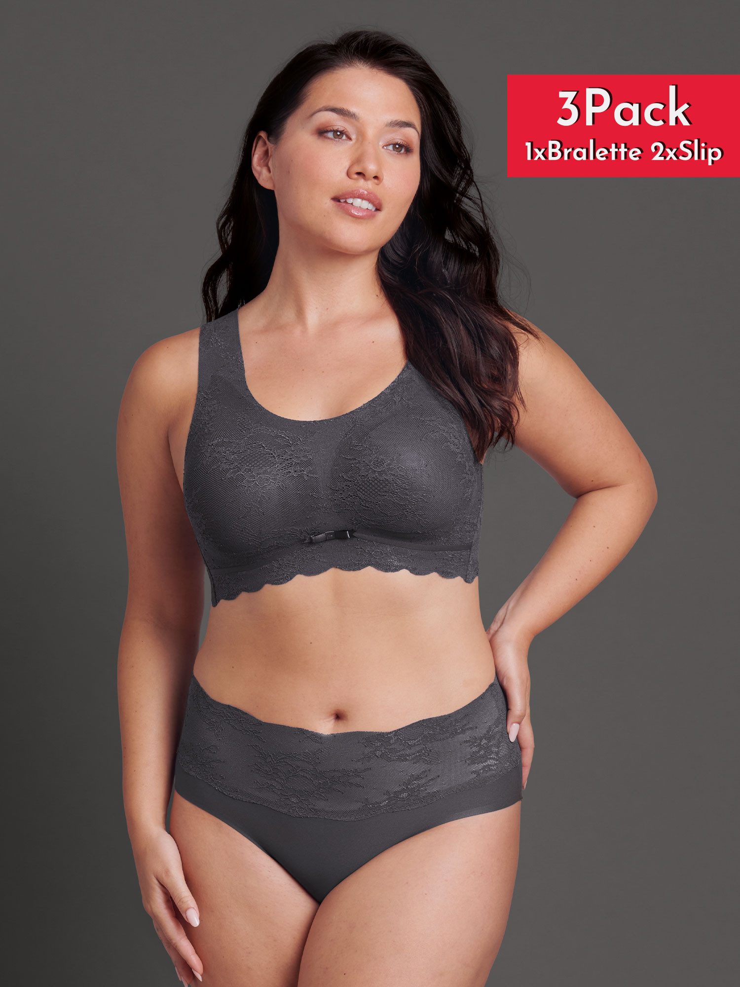 Anita since 1886 Set: Bralette-BH 3er Pack Bralette & Seamless High Waist Essential (Spar-Set, 3-tlg)